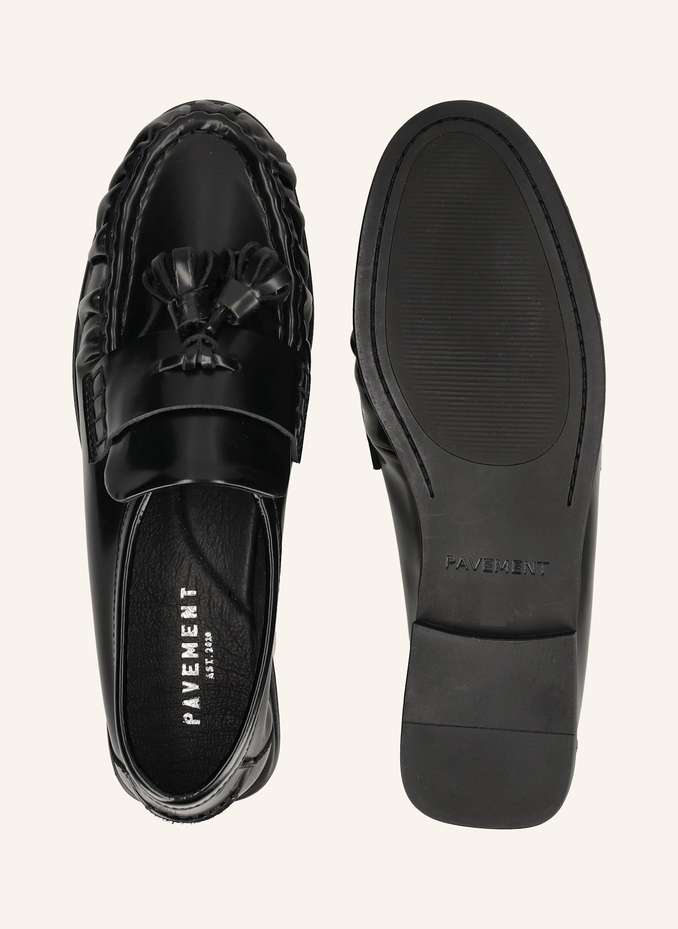 PAVEMENT Slipper PAELMIRA TASSEL: SCHWARZ