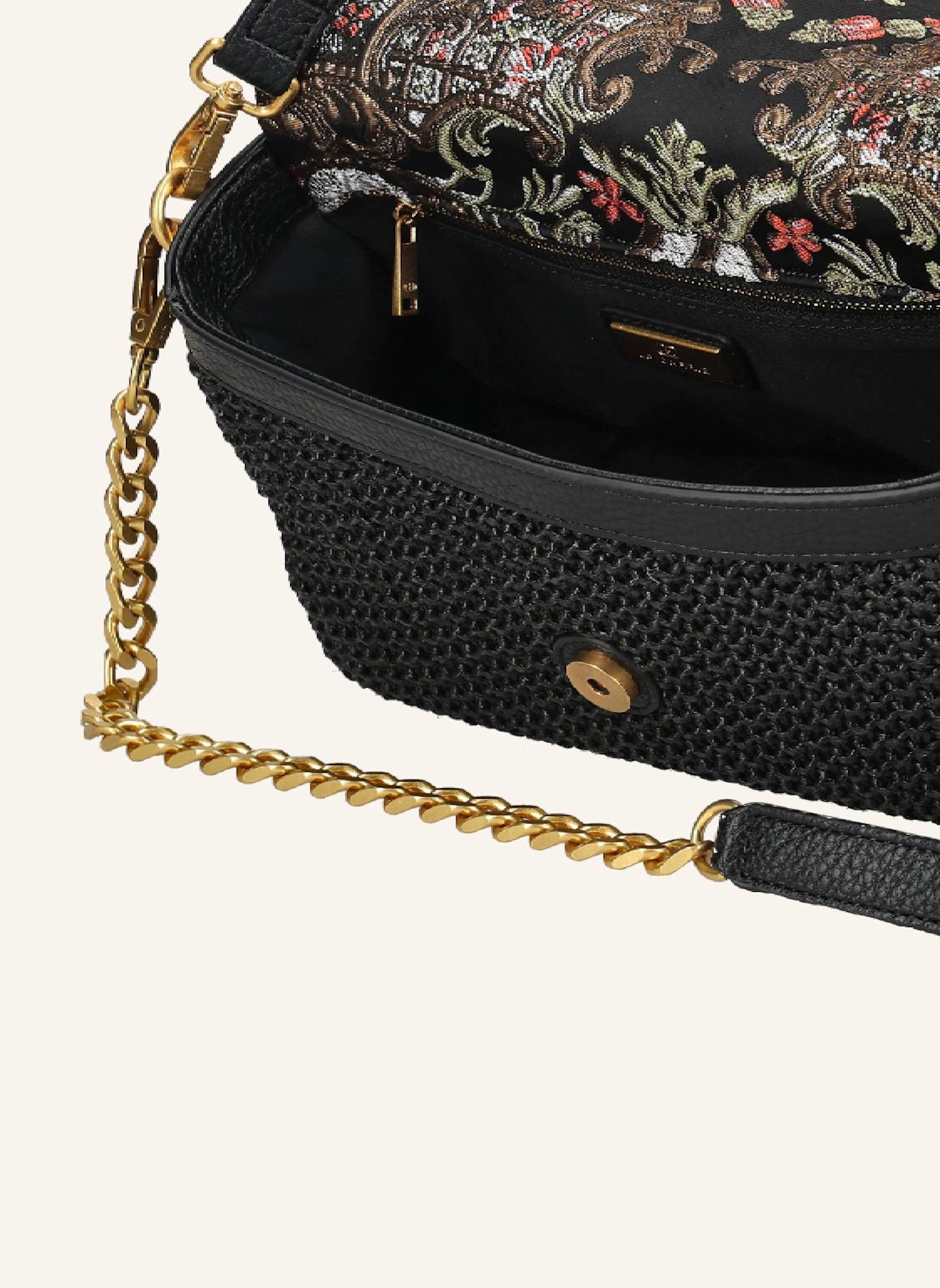 LA CARRIE Tassen ARABESQUE SHOULDER BAG: ZWART