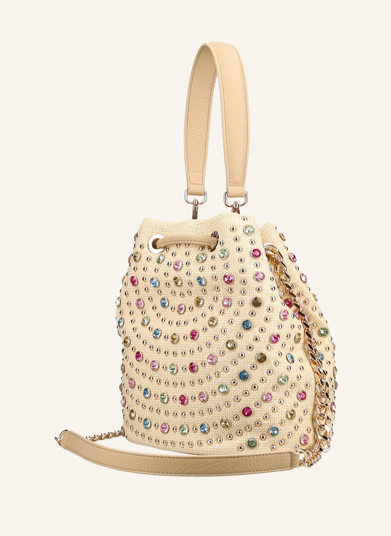 LA CARRIE ANDROMEDA BUCKET Bags: BEIGE