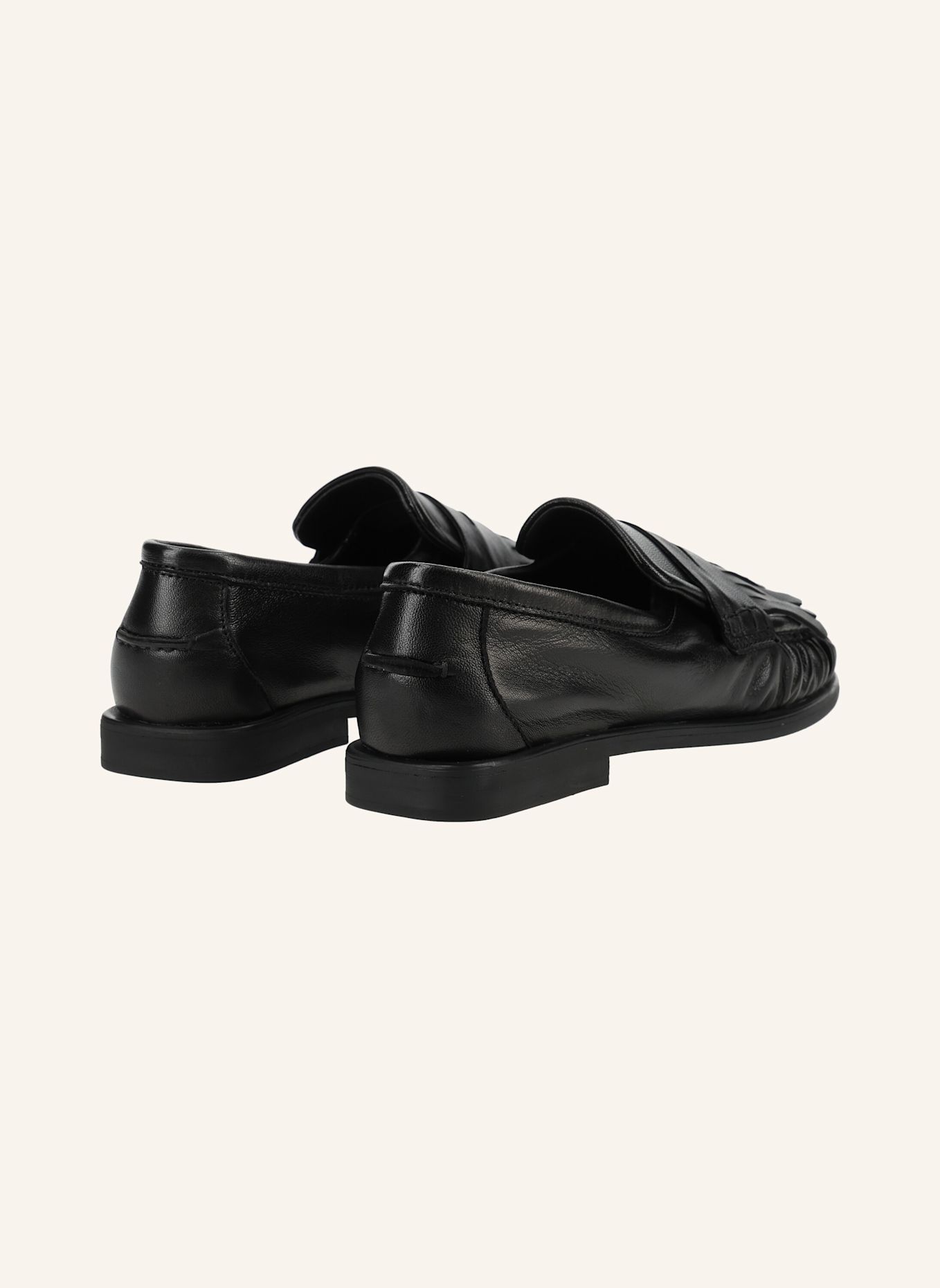 PAVEMENT Slipper ELMIRA FRINGLE: SCHWARZ