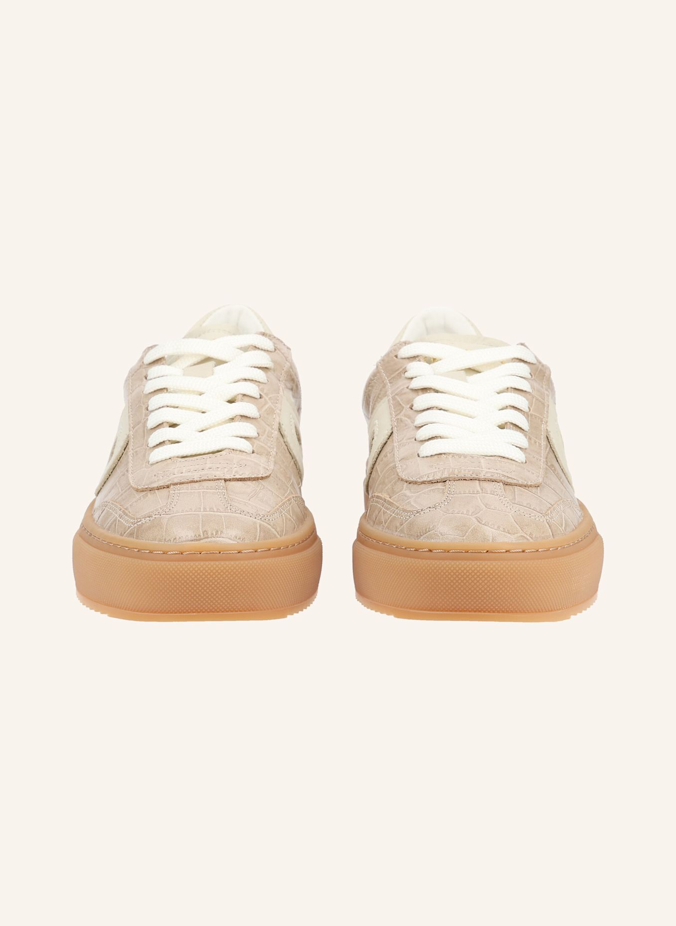 PAVEMENT Sneaker KOHIA CROCO: BEIGE