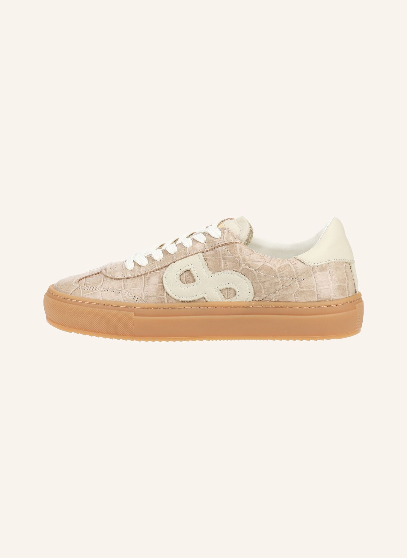 PAVEMENT Sneaker KOHIA CROCO: BEIGE