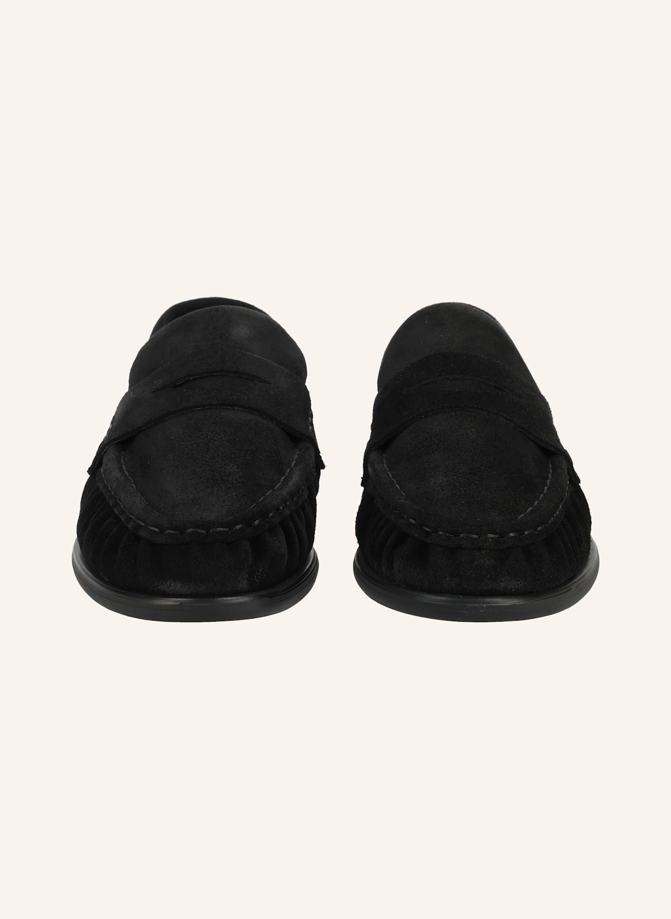 PAVEMENT Slipper ELMIRA SUEDE: SCHWARZ