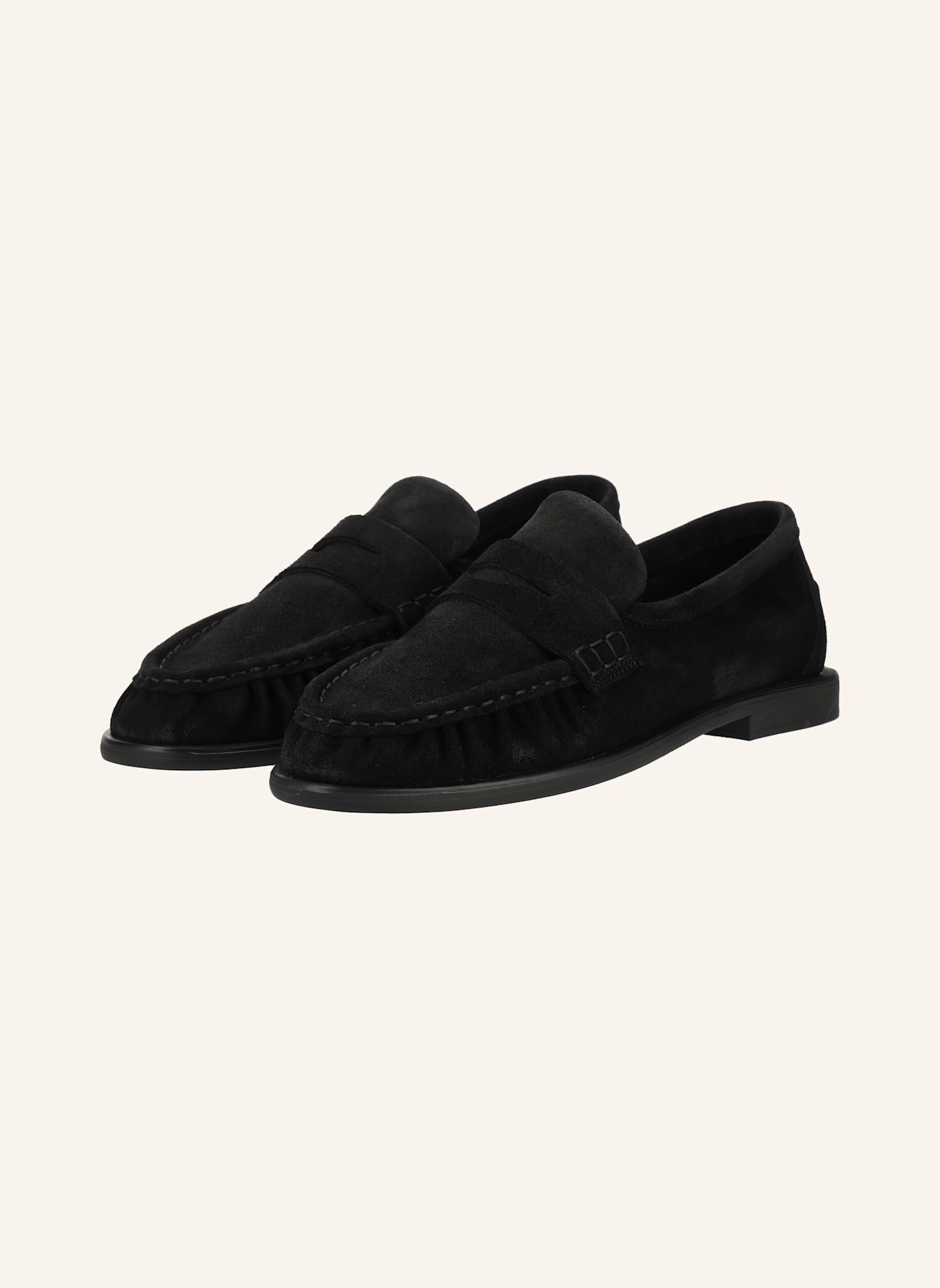 PAVEMENT Slipper ELMIRA SUEDE: SCHWARZ