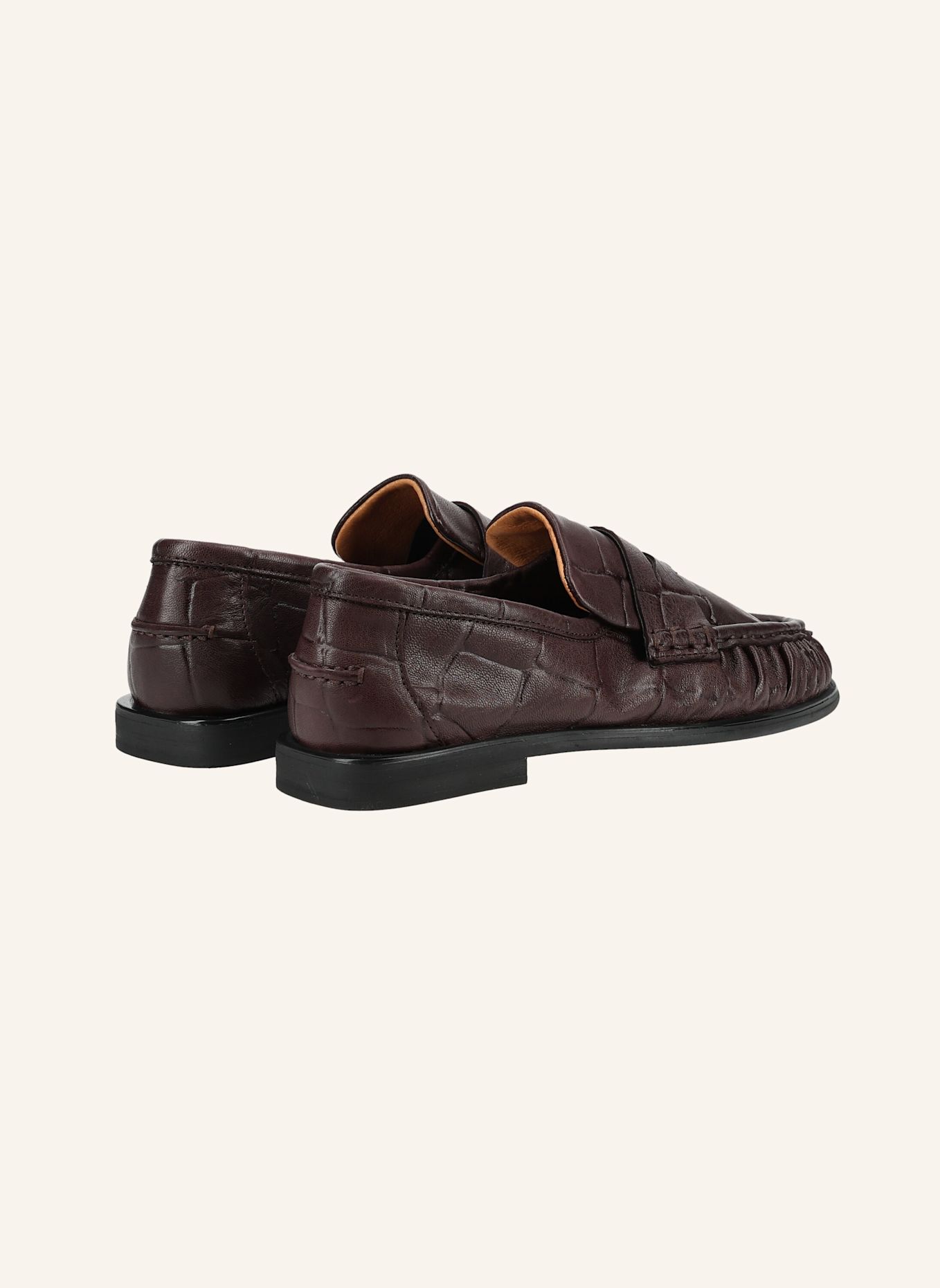 PAVEMENT Slipper ELMIRA CROCO: BRAUN