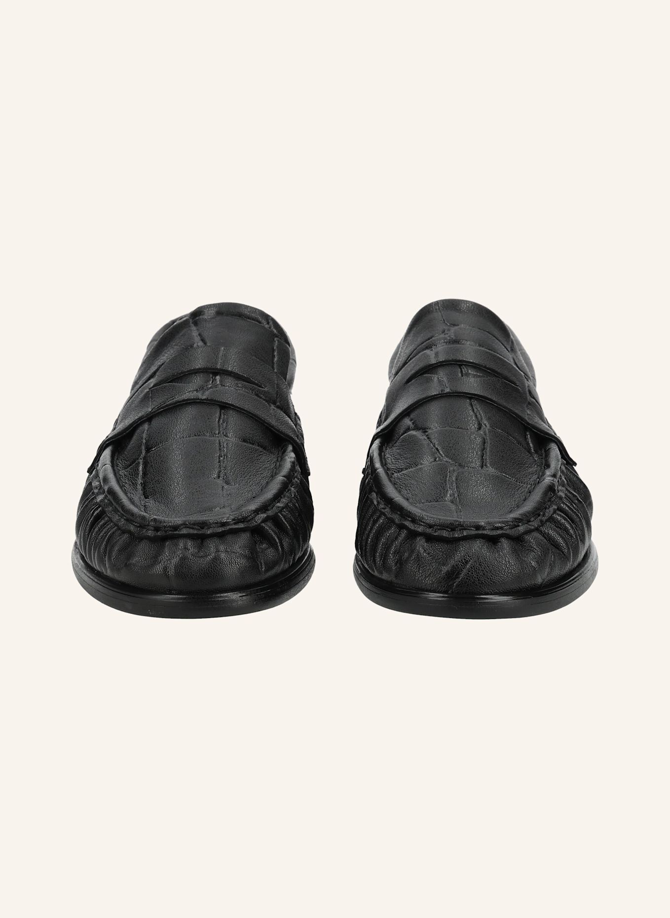 PAVEMENT Slipper ELMIRA CROCO: SCHWARZ