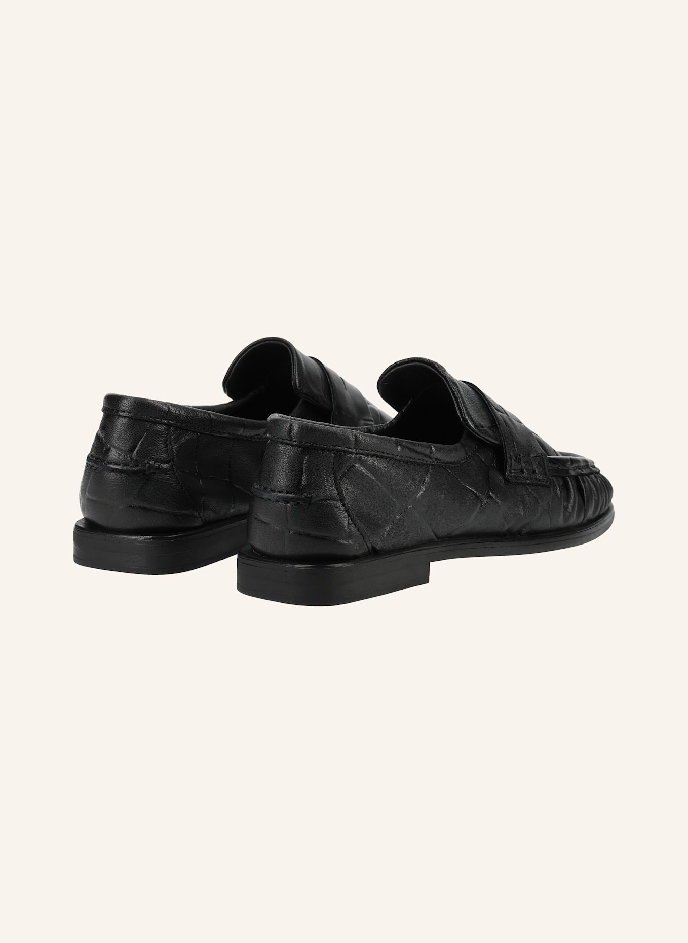 PAVEMENT Slipper ELMIRA CROCO: SCHWARZ