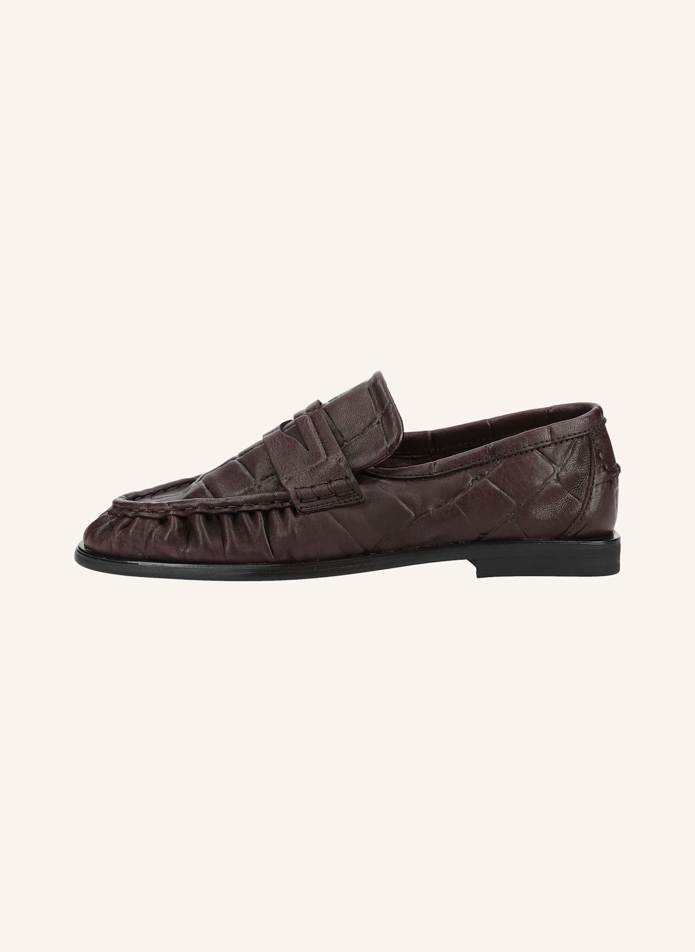 PAVEMENT Slipper ELMIRA CROCO: BRAUN