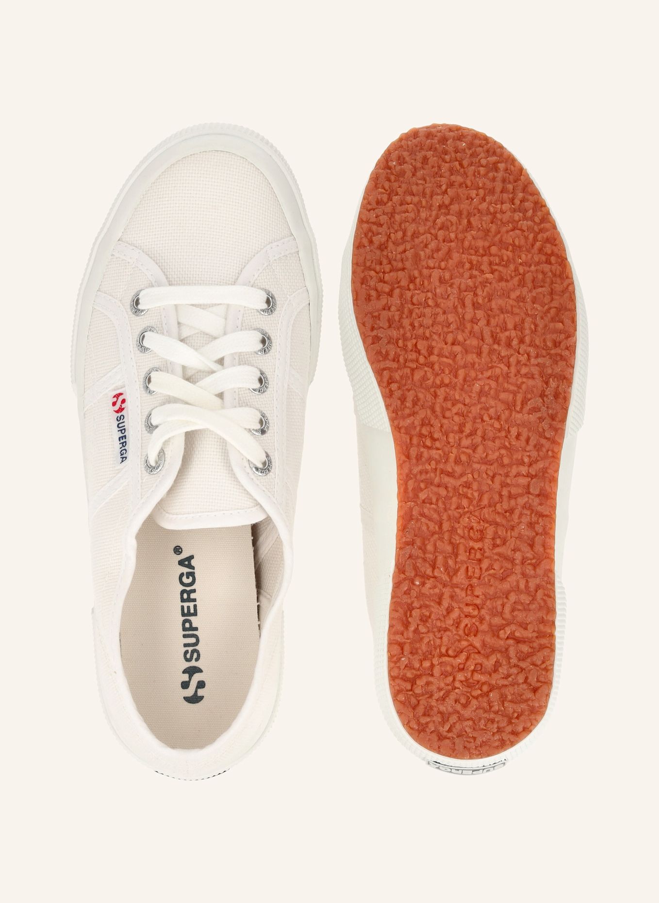 SUPERGA Sneakers: WHITE