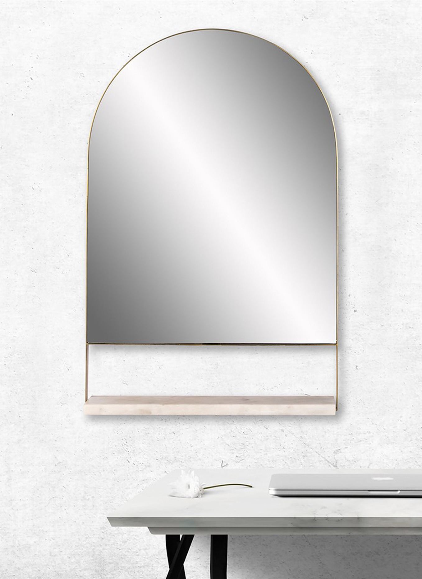 Kayoom Wandspiegel DOHA 125: WEISS