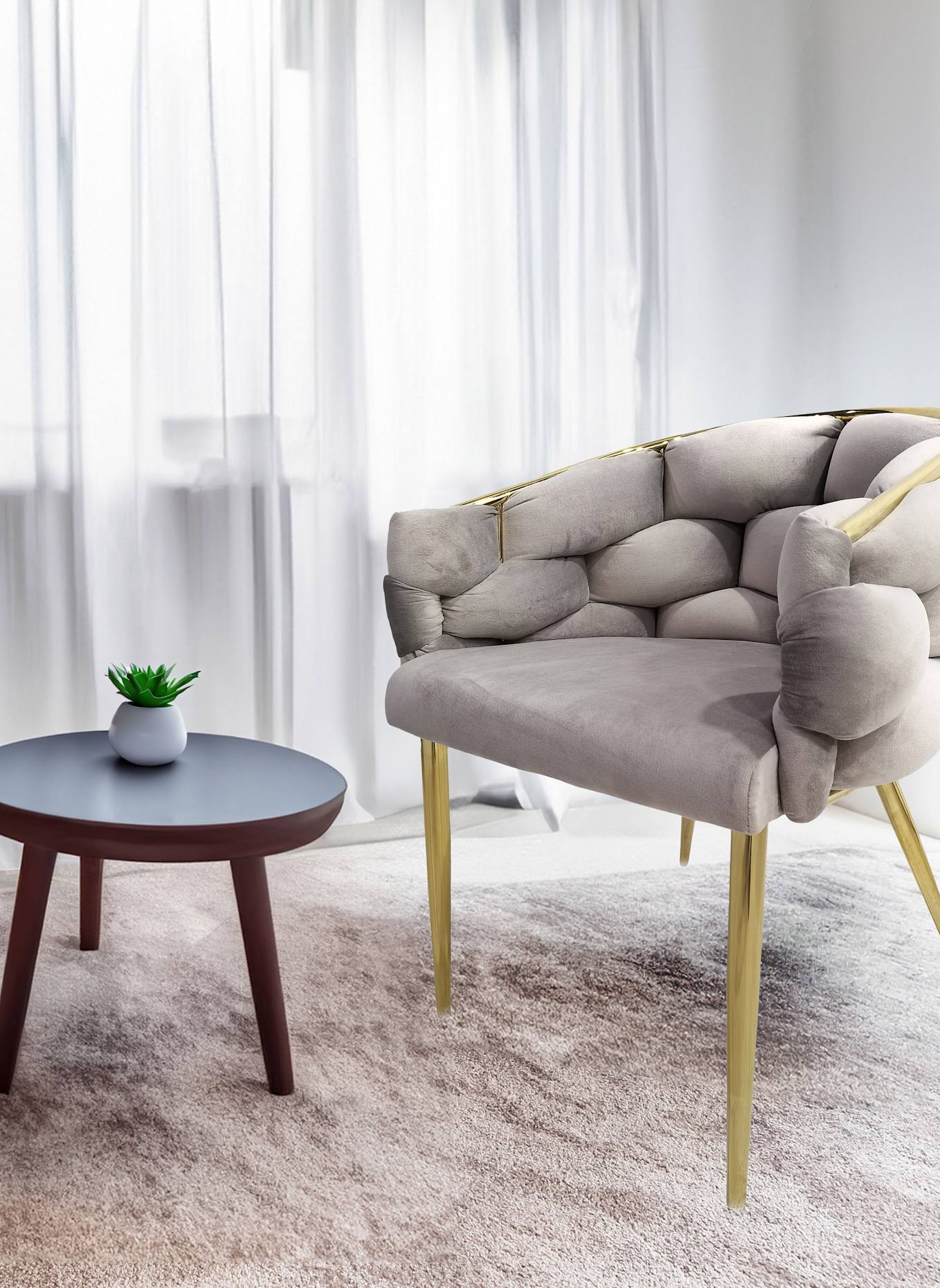 Kayoom Stuhl GRACE 2erSet: BRAUN