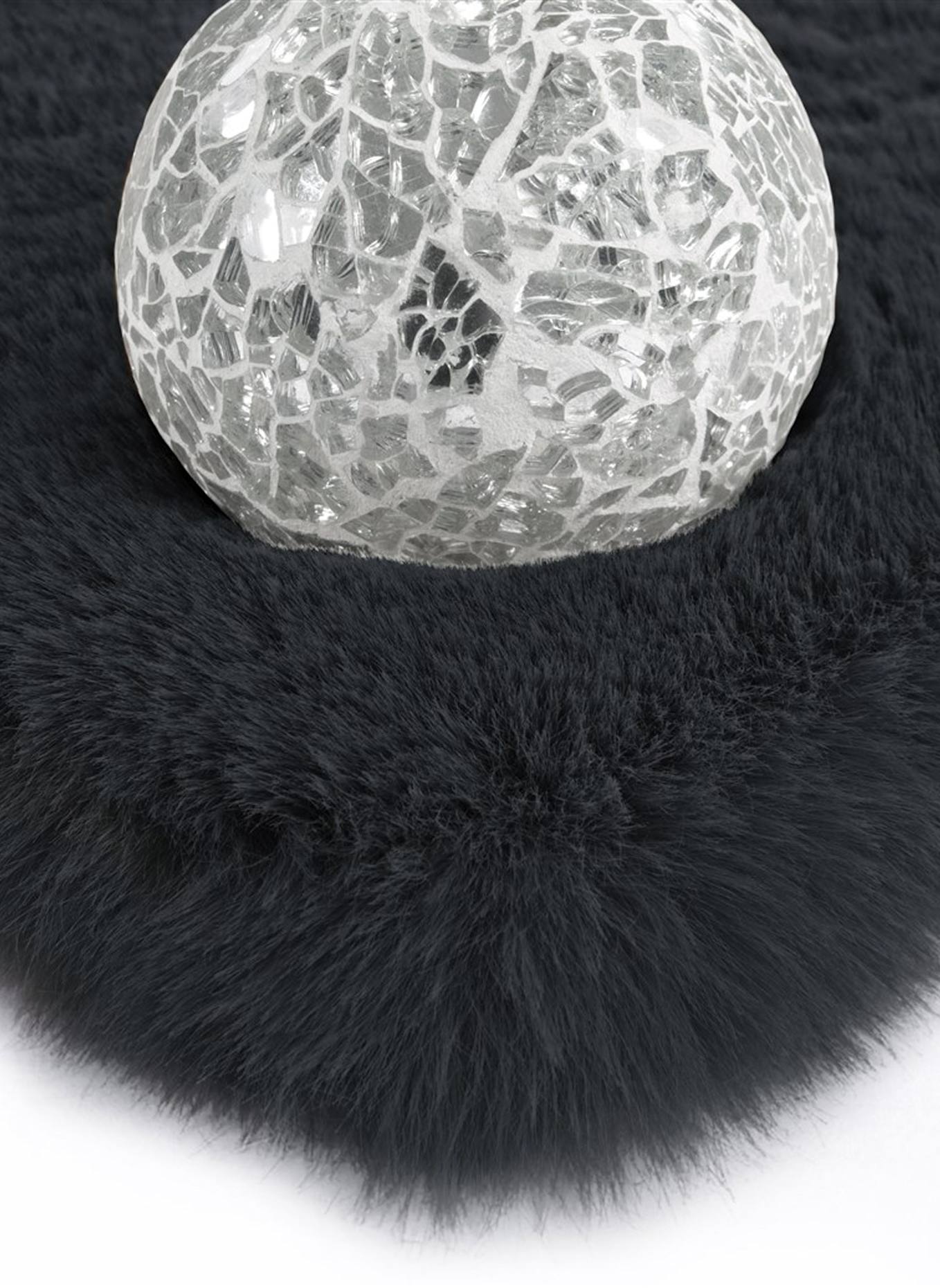 Kayoom Hochflor Teppich RABBIT 125: GRAU