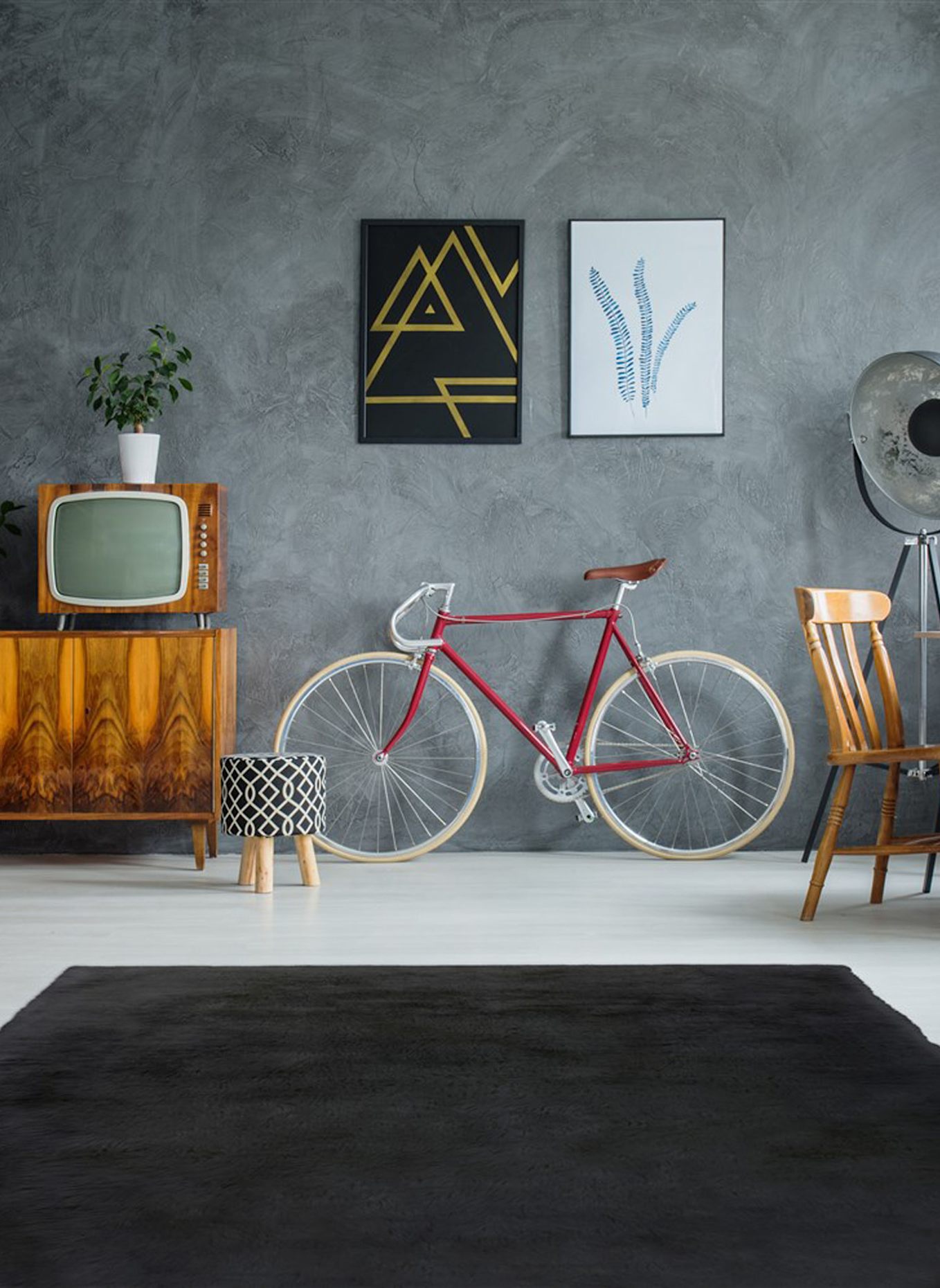 Kayoom Hochflor Teppich RABBIT 125: GRAU