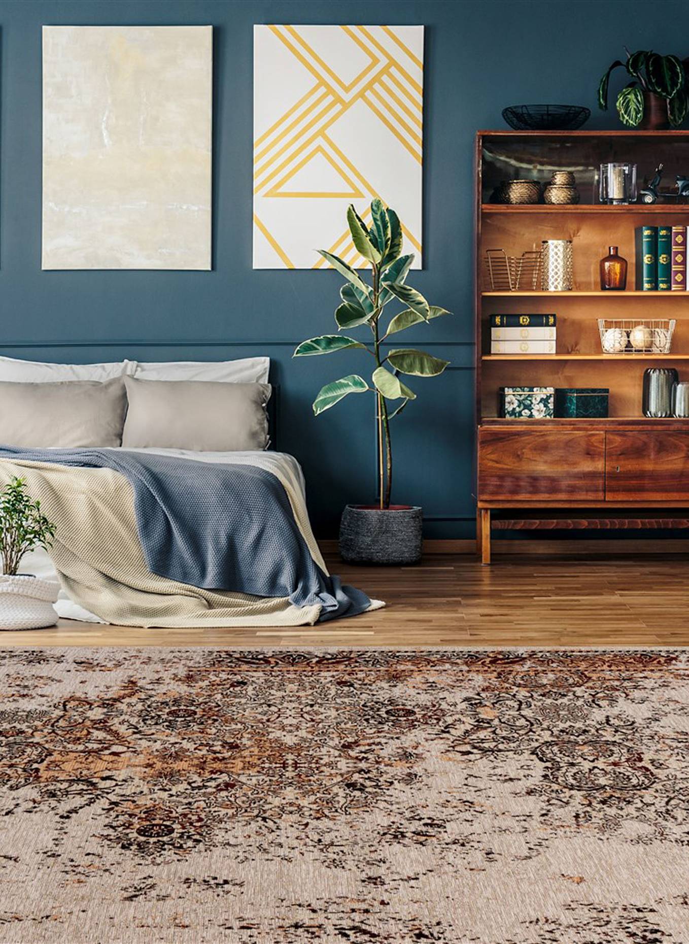 Kayoom Kurzflor Teppich CHARME 725: CREME