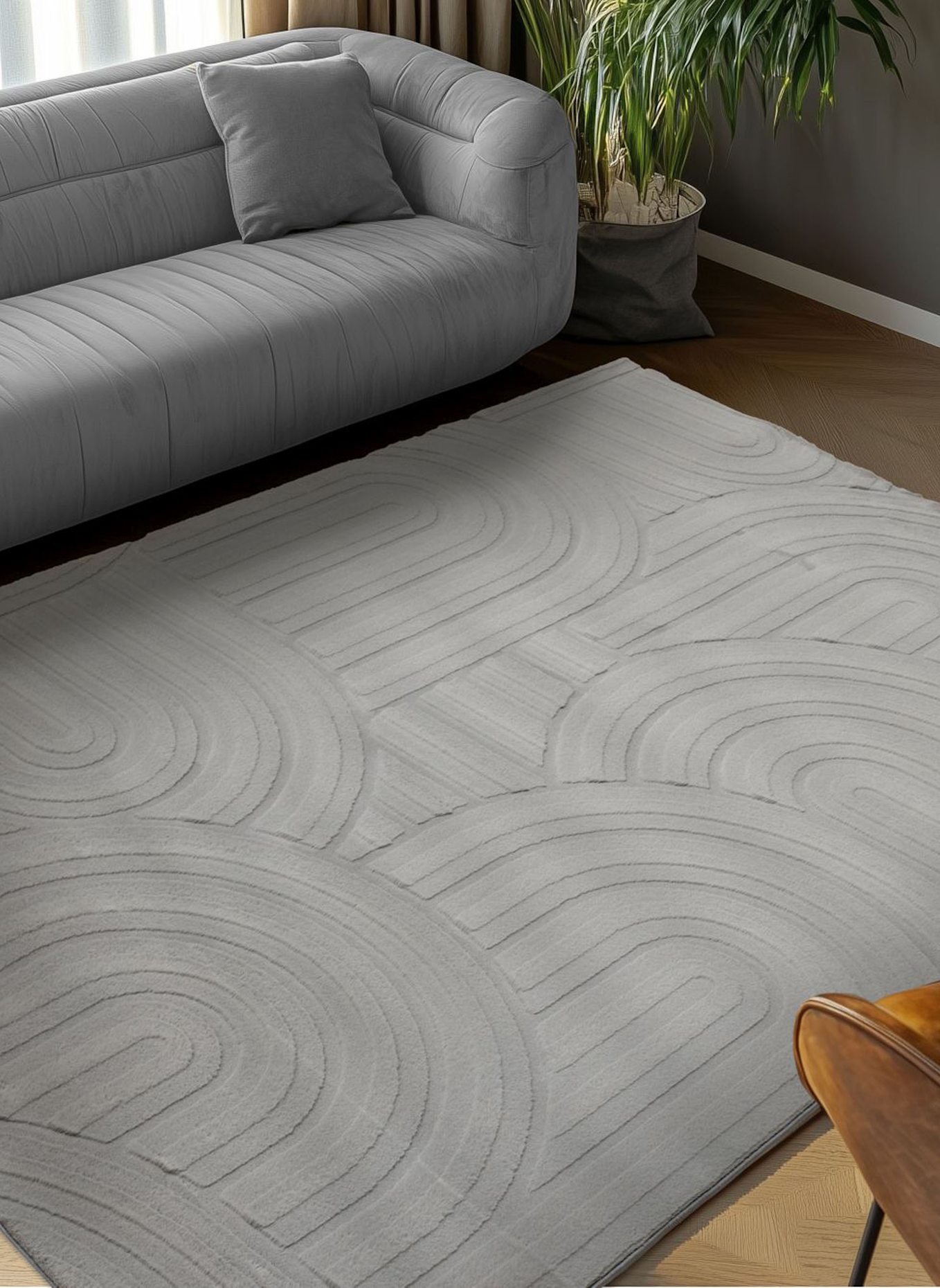 Kayoom Teppich COSMIC 526: GRAU