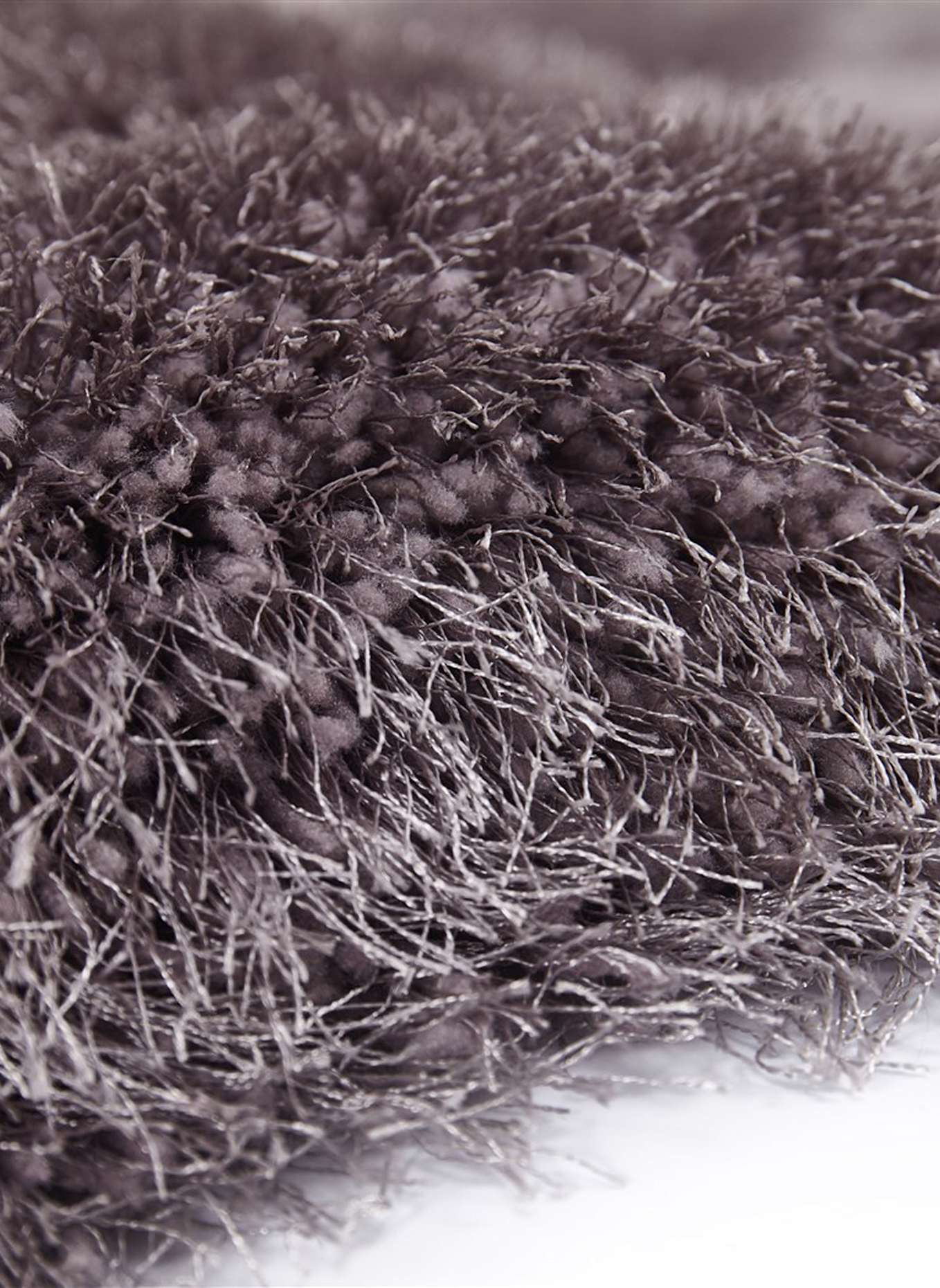 Kayoom Hochflor Teppich COSY 110: SILBER