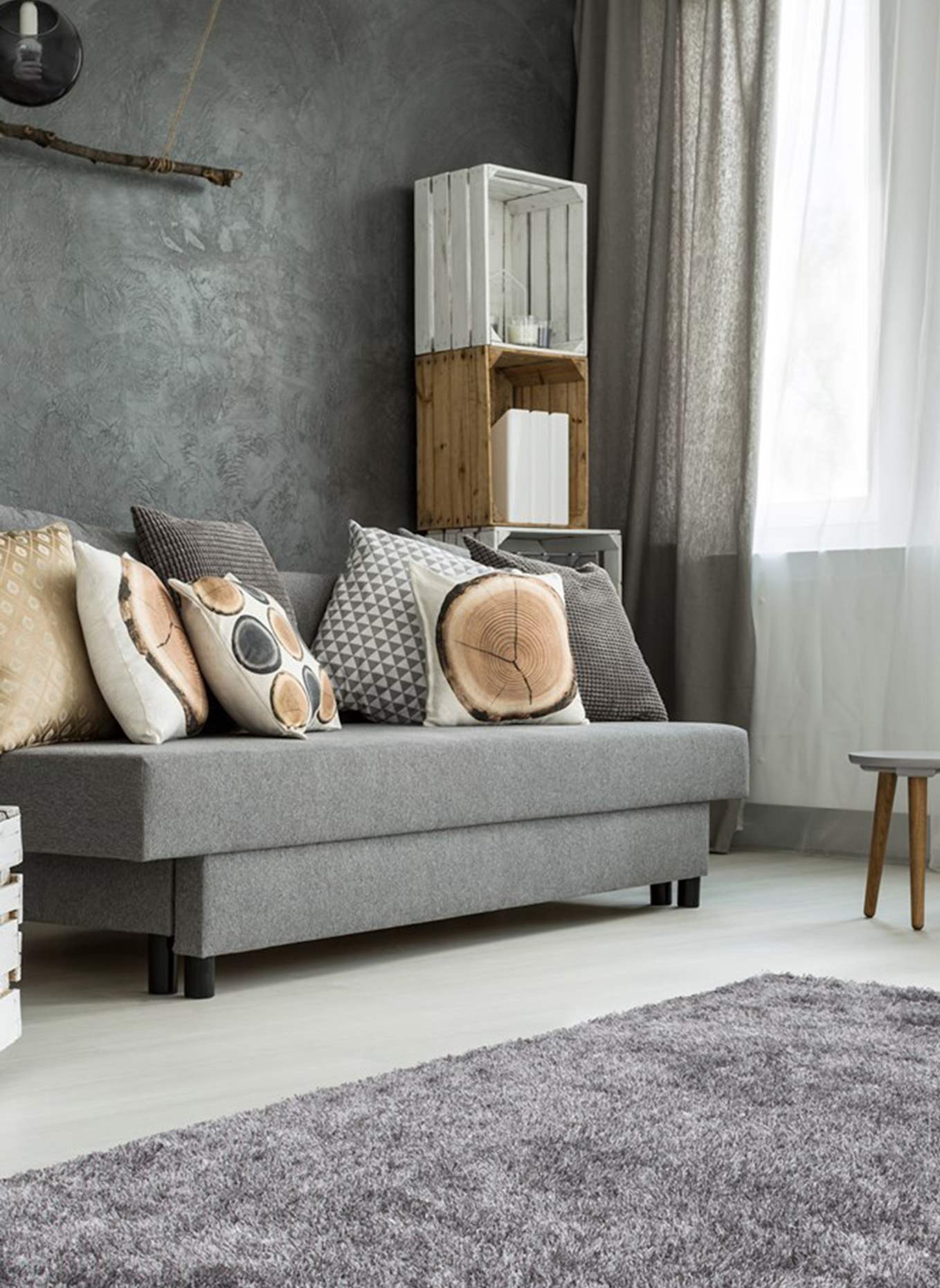 Kayoom Hochflor Teppich DIAMOND 725: GRAU