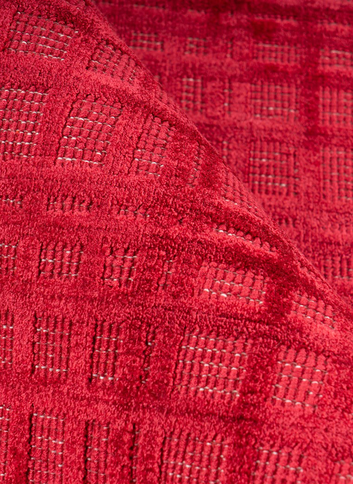 Kayoom Kurzflor Teppich KARMA 125: ROT