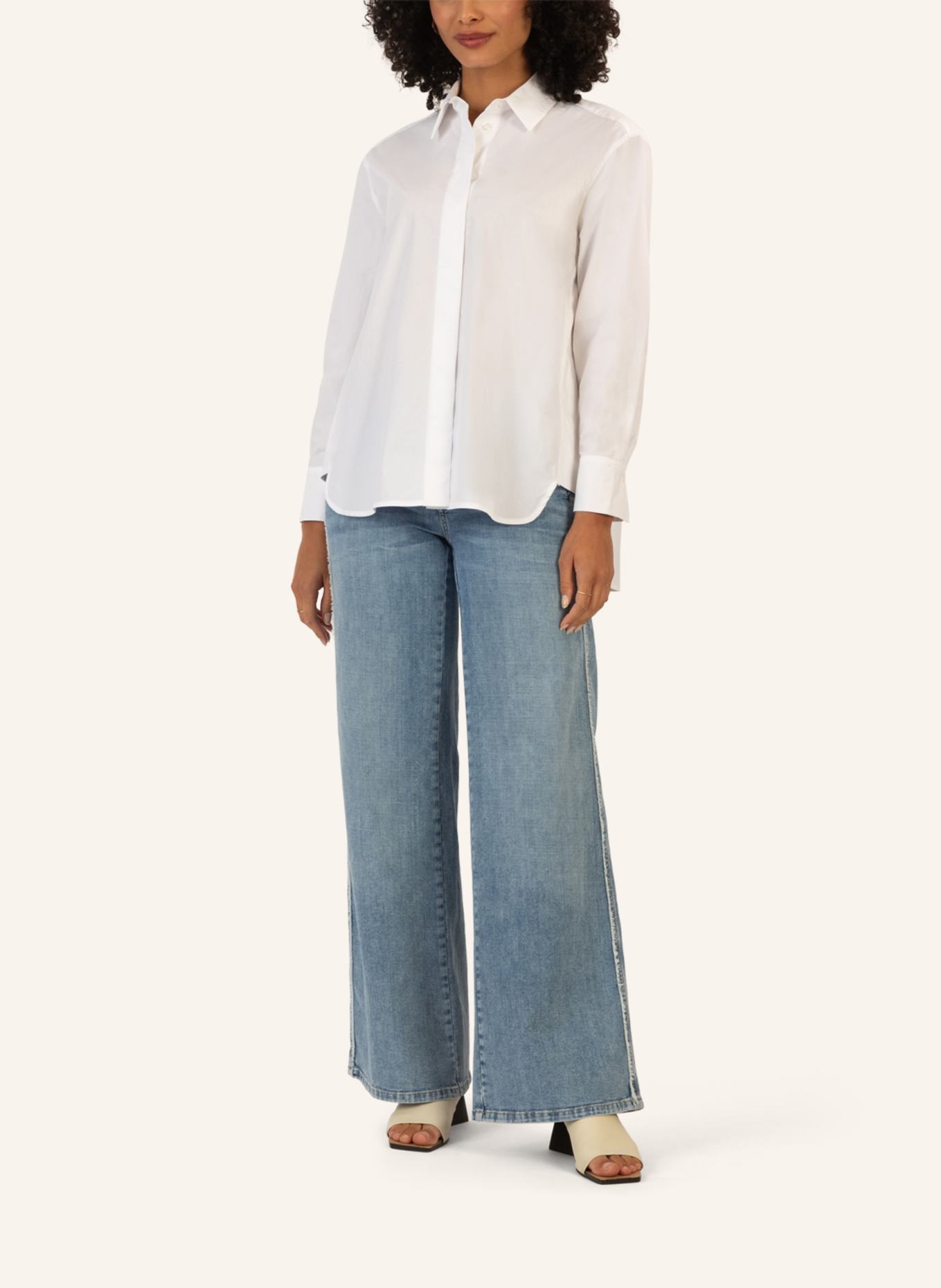 mint & mia Baumwoll Bluse: WEISS