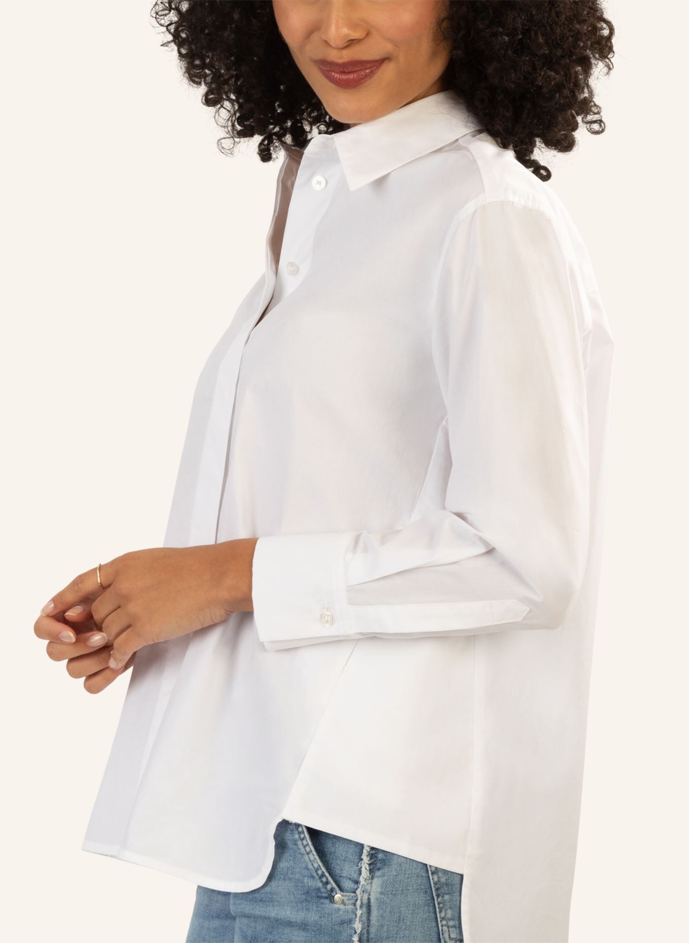 mint & mia Baumwoll Bluse: WEISS