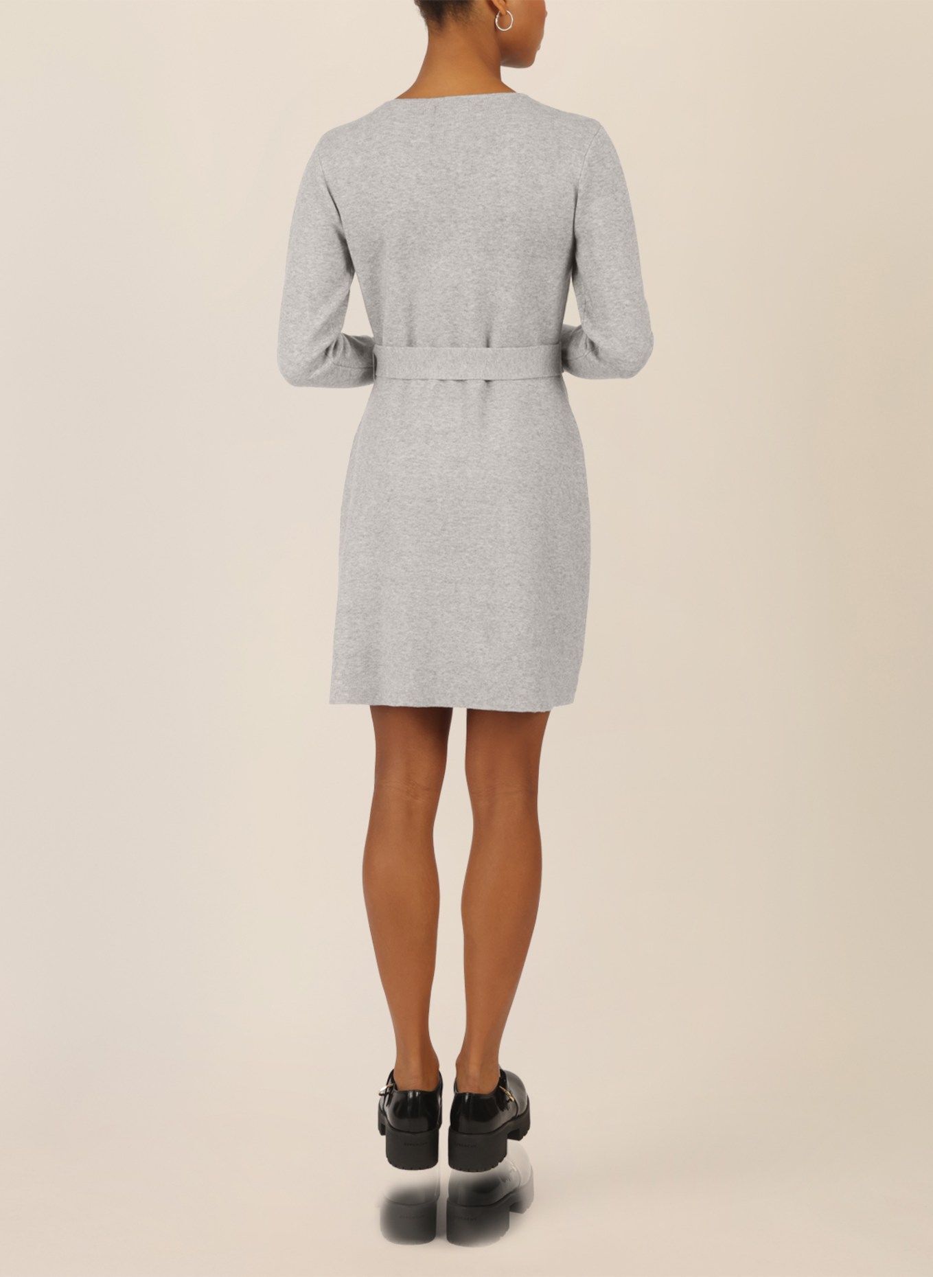 APART Strickkleid: GRAU