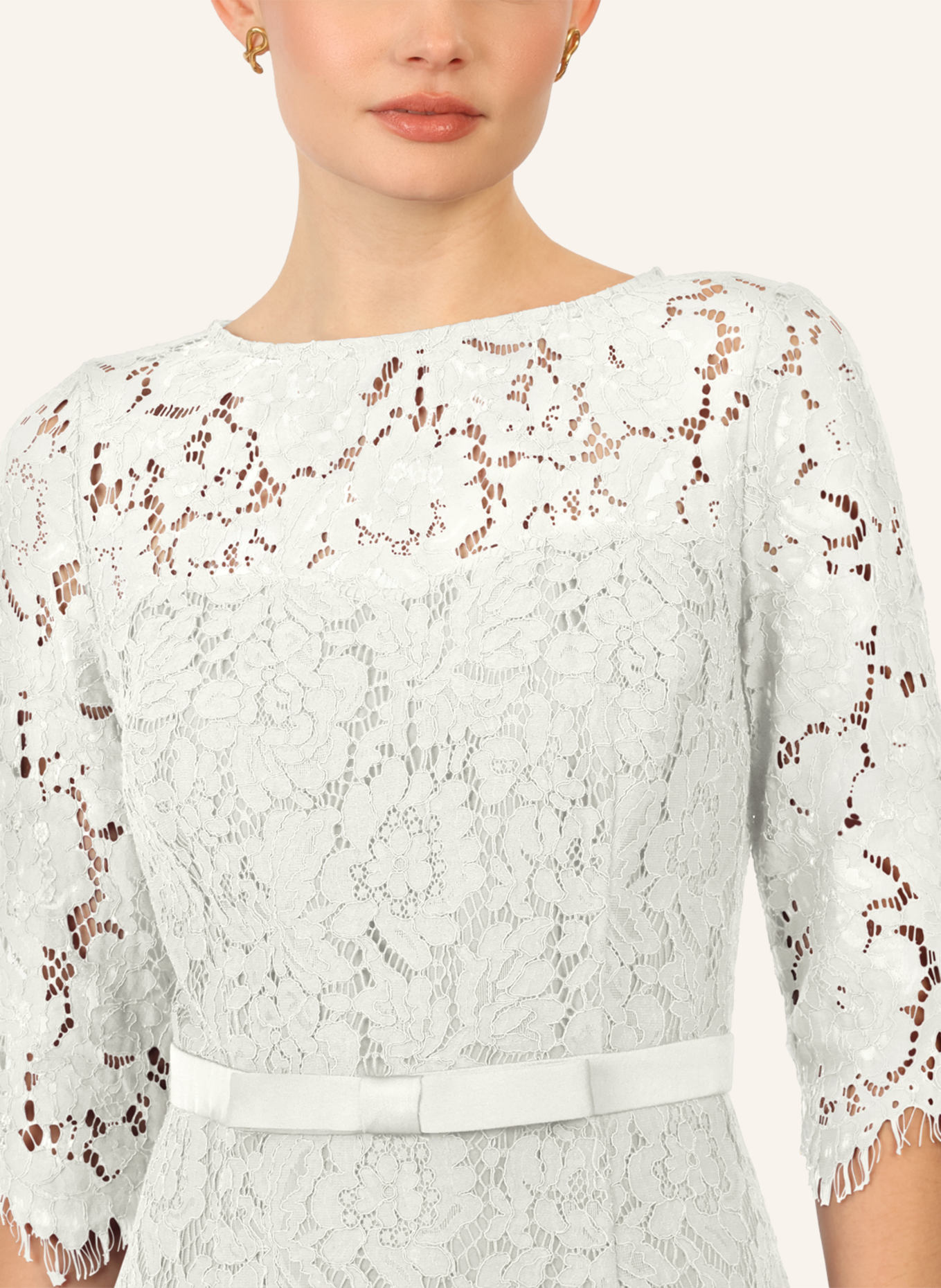 APART Spitzenkleid: CREME