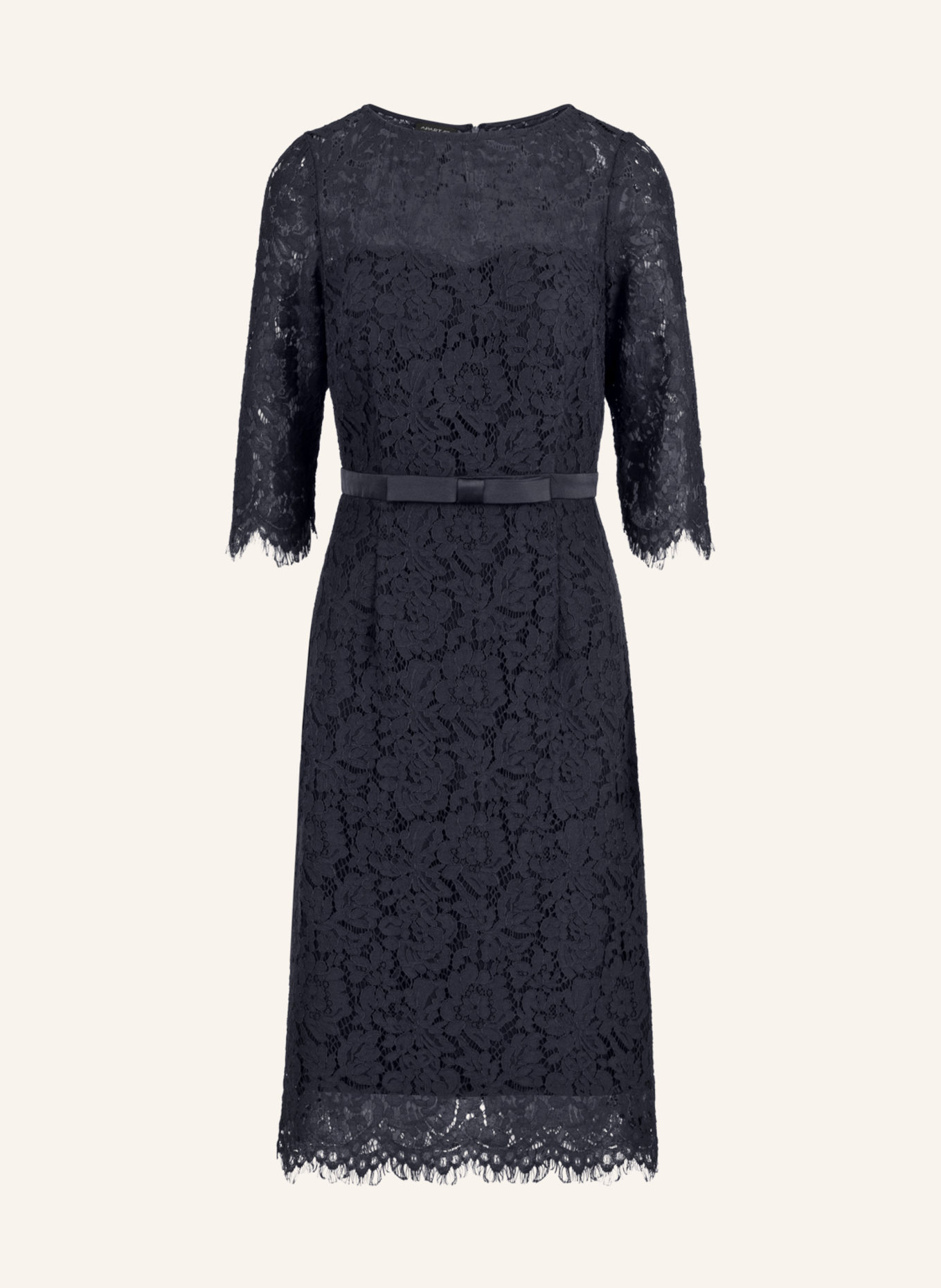 APART Spitzenkleid: DUNKELBLAU