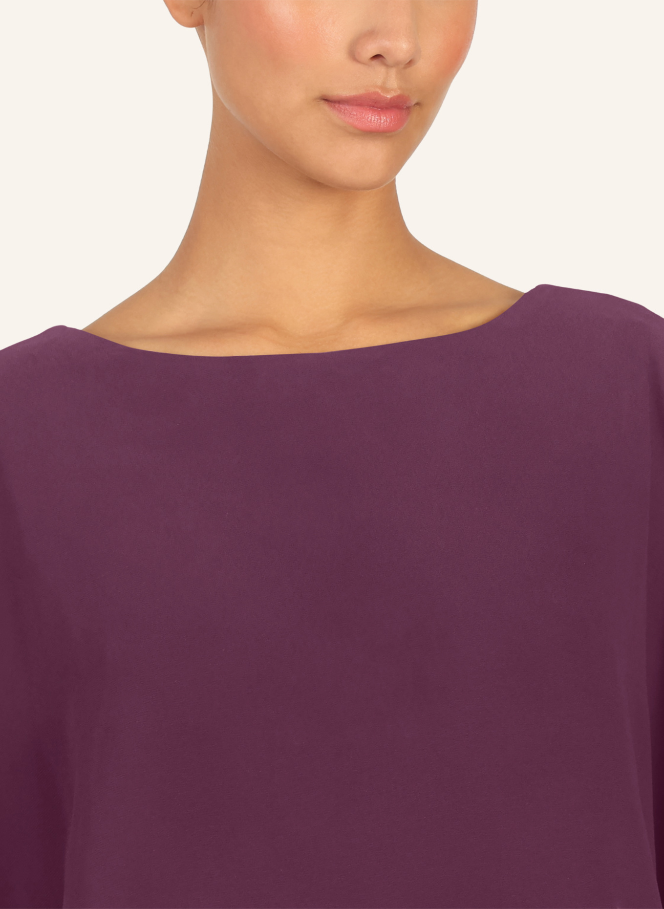 APART Kleid mit Chiffoncape: DUNKELLILA