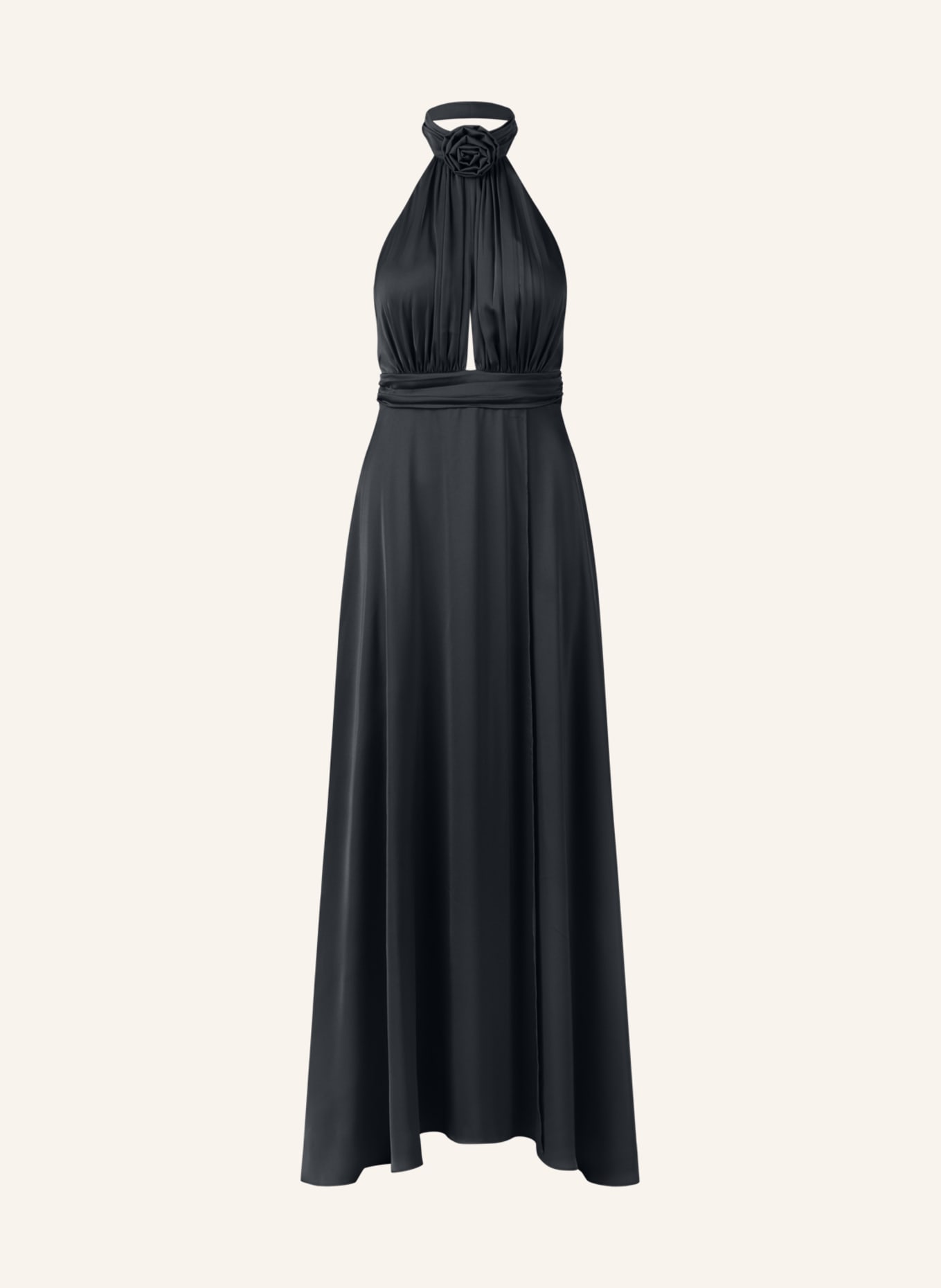 APART Abendkleid mit Cut-out: SCHWARZ
