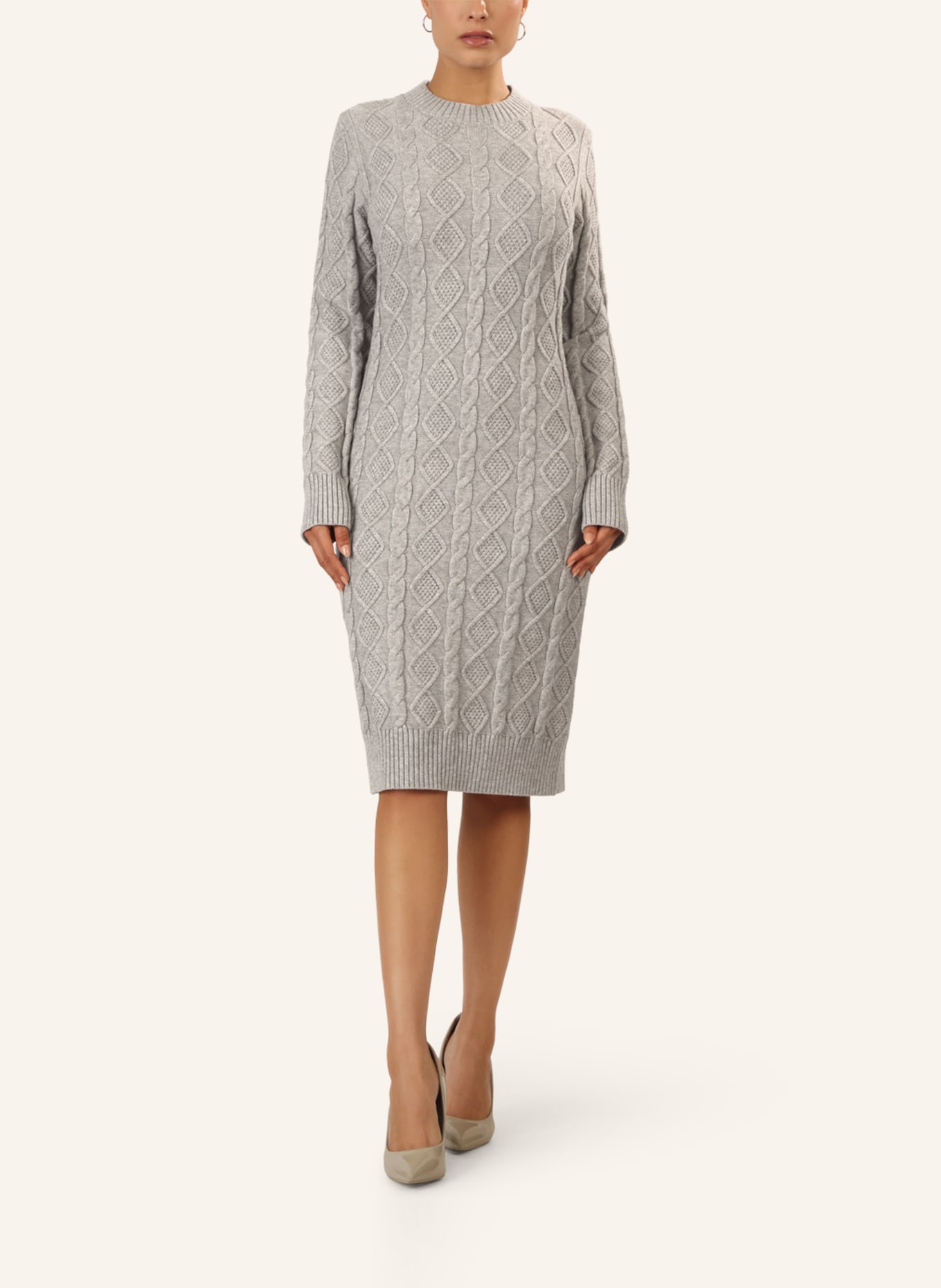 APART Strickkleid: GRAU