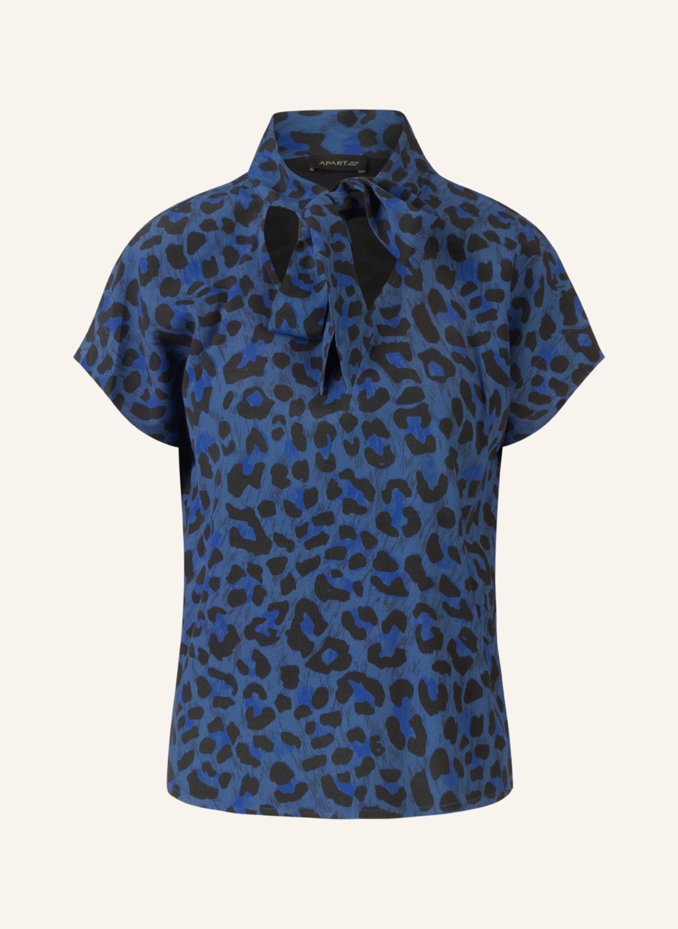 APART Bluse: BLAU/ SCHWARZ
