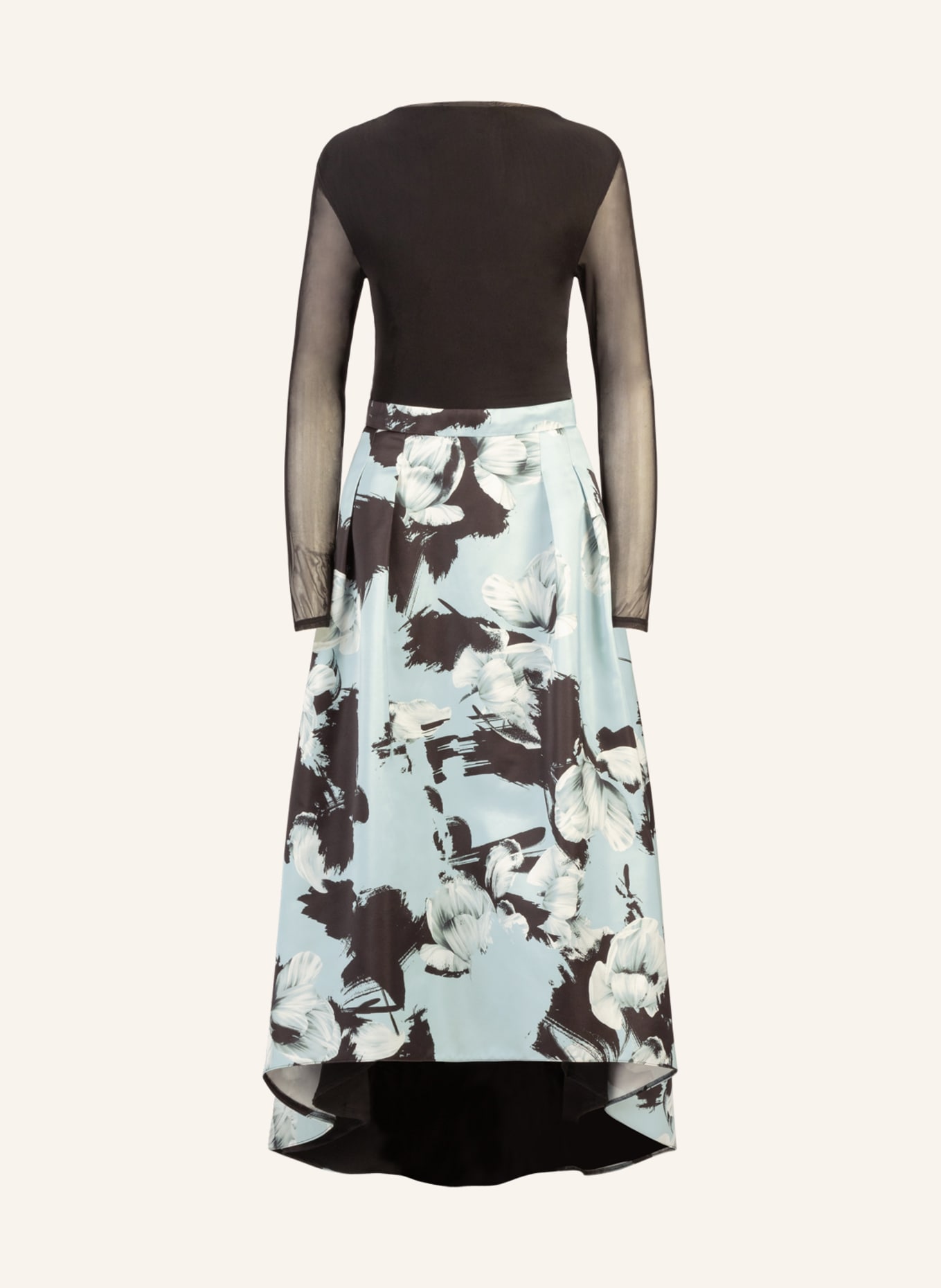 APART Abendkleid: SCHWARZ/ SILBER