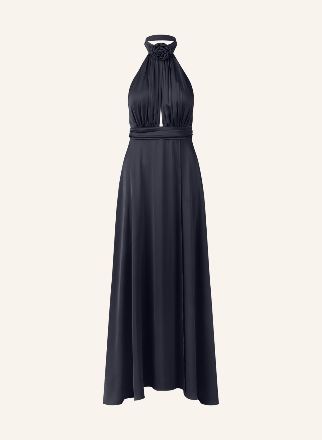 APART Abendkleid mit Cut-out: DUNKELBLAU