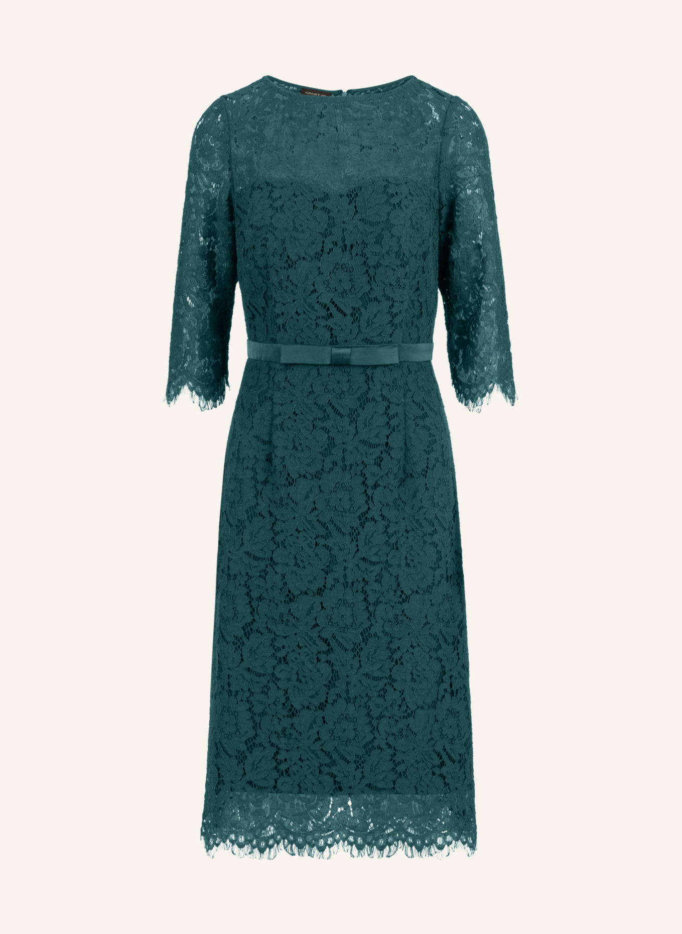 APART Spitzenkleid: DUNKELGRÜN
