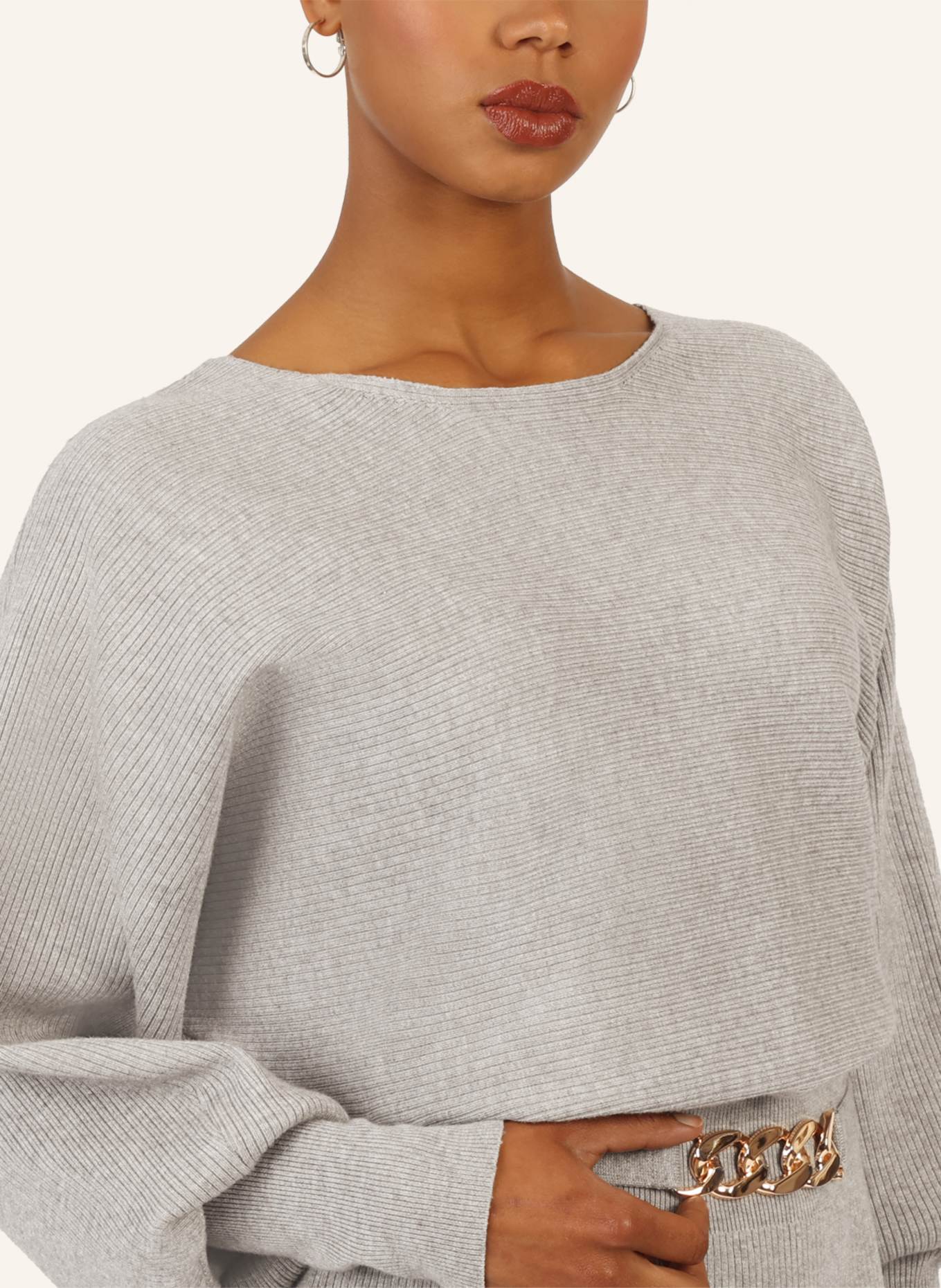 APART Strickkleid: GRAU