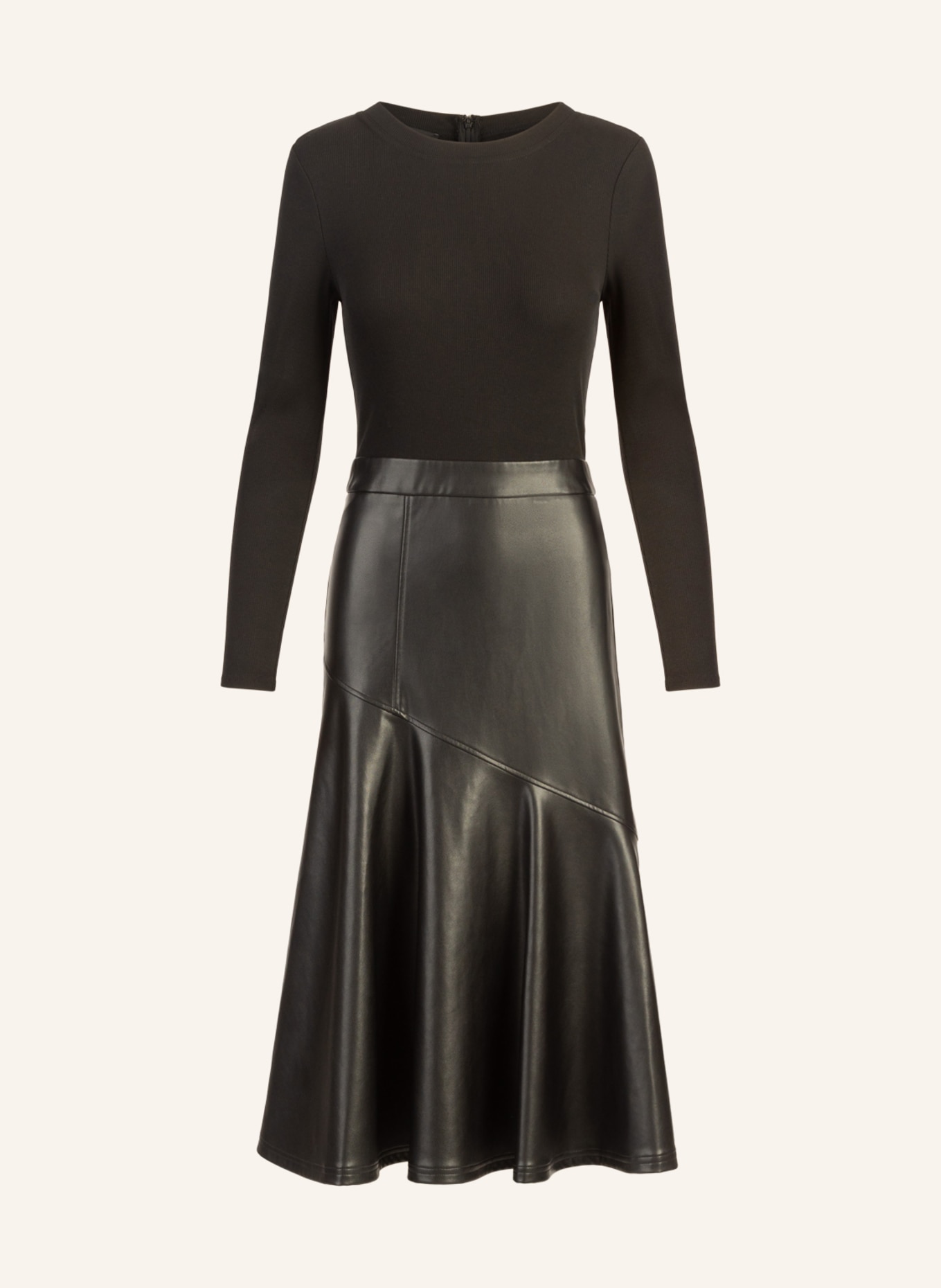 APART Midikleid: SCHWARZ