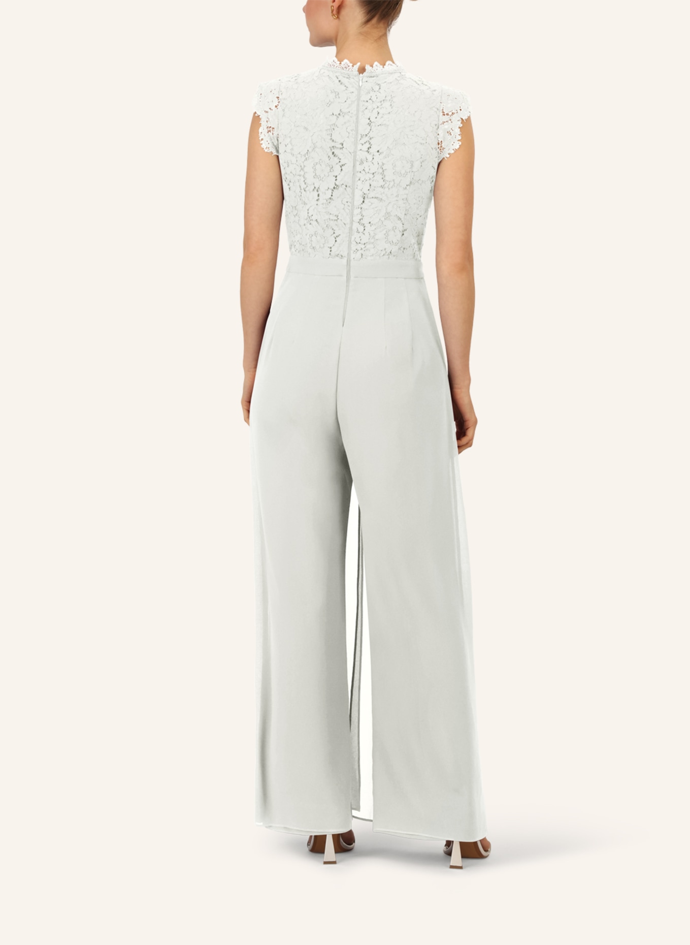 APART Jumpsuit mit Spitze: CREME