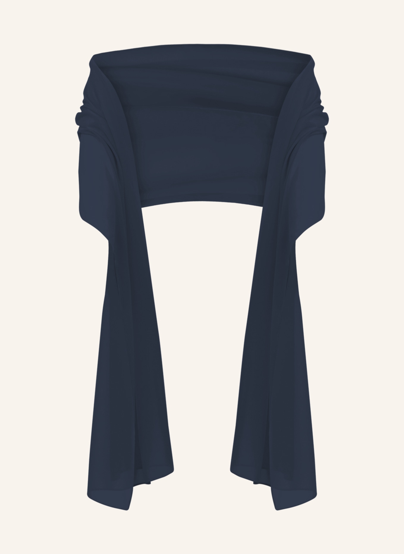 APART Chiffonschal: DUNKELBLAU