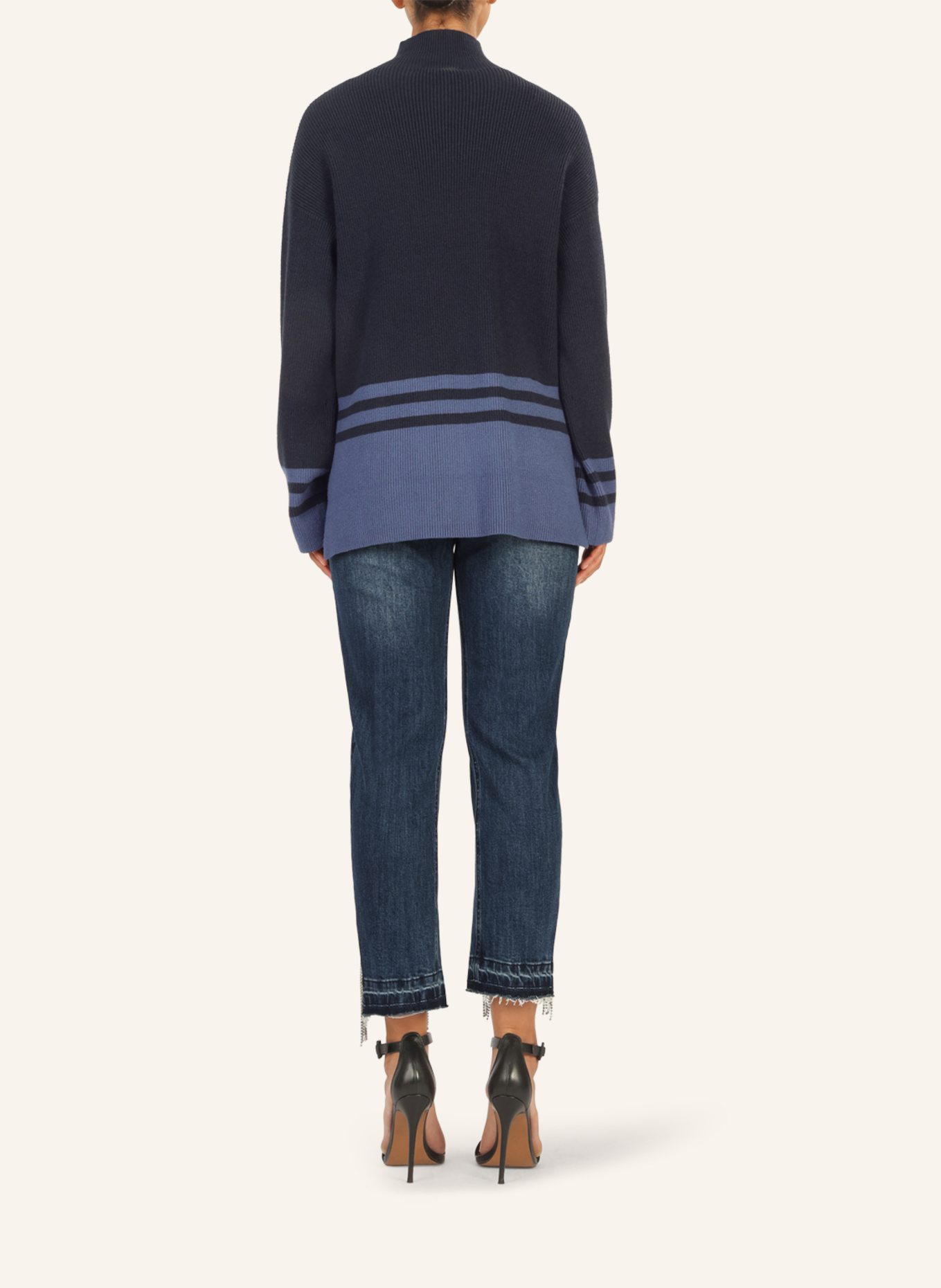 APART Oversized Pullover: DUNKELBLAU