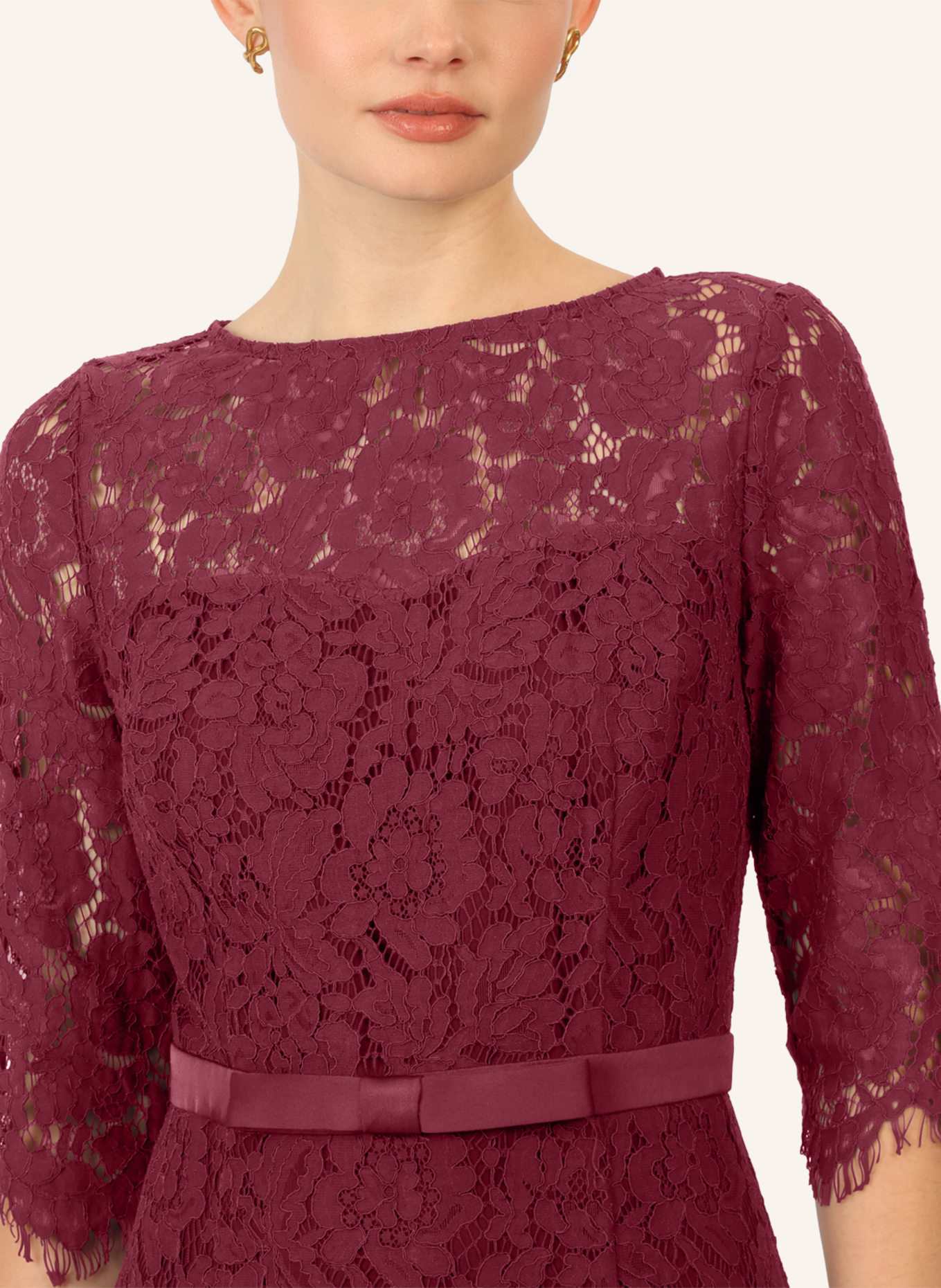 APART Spitzenkleid: ROT