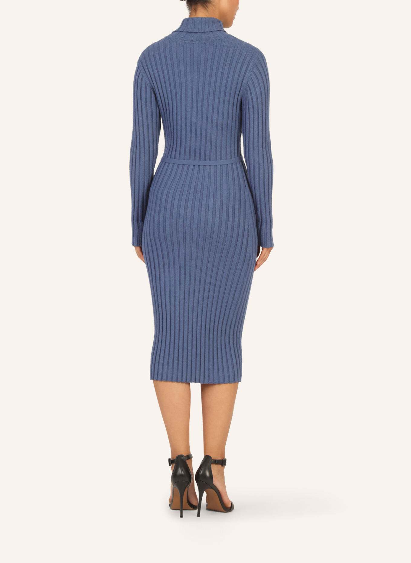 APART Midistrickkleid: BLAU