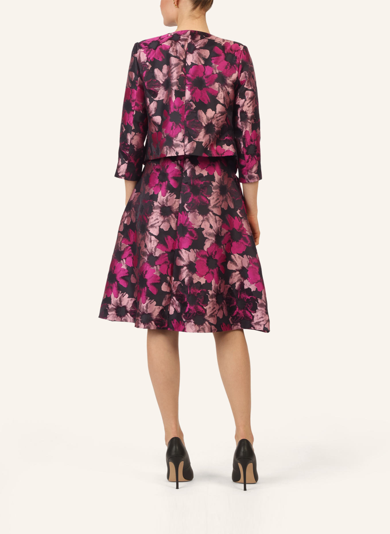 APART Jacquardbolero: SCHWARZ/ SILBER