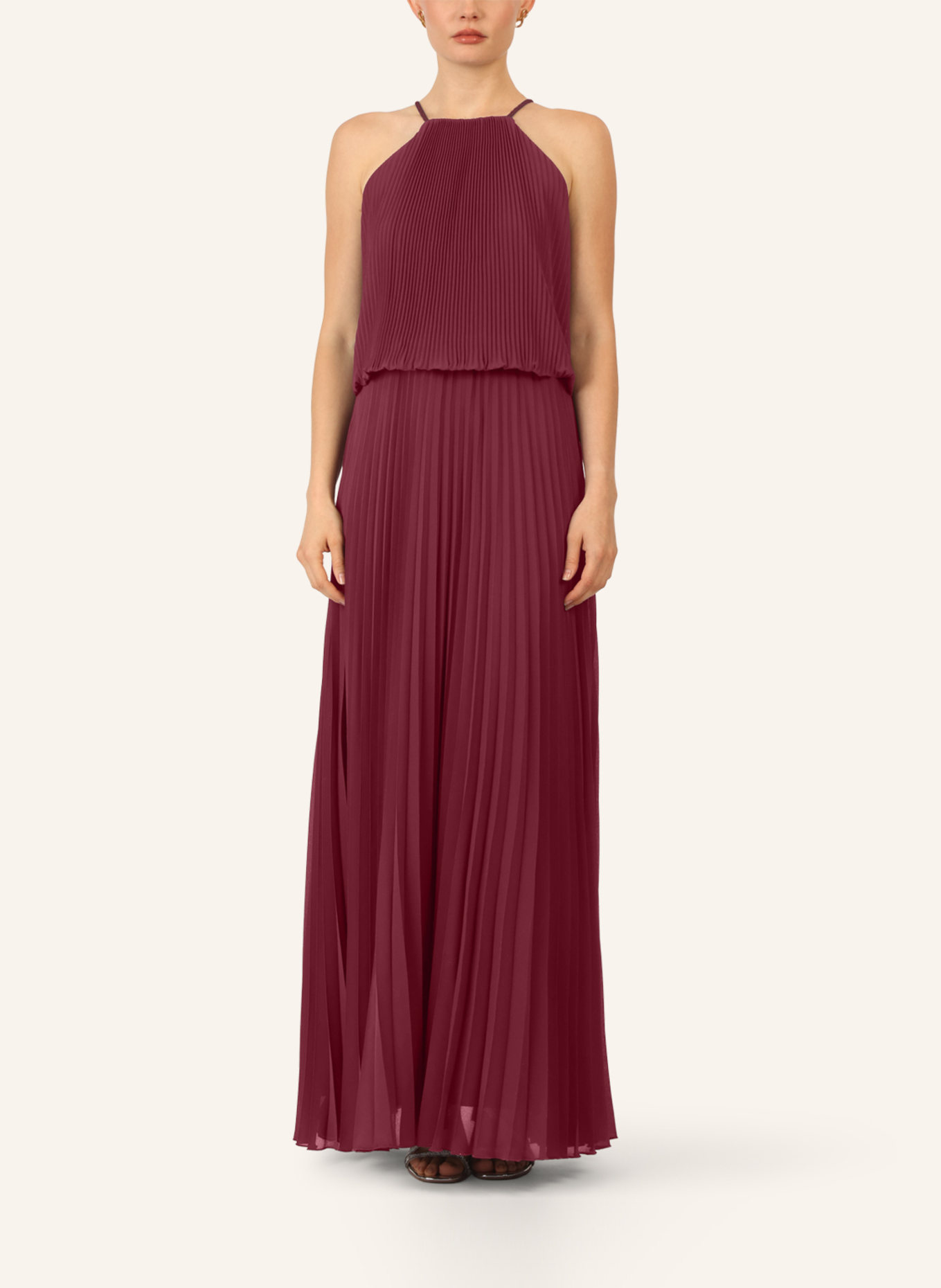 APART Chiffonkleid: ROT