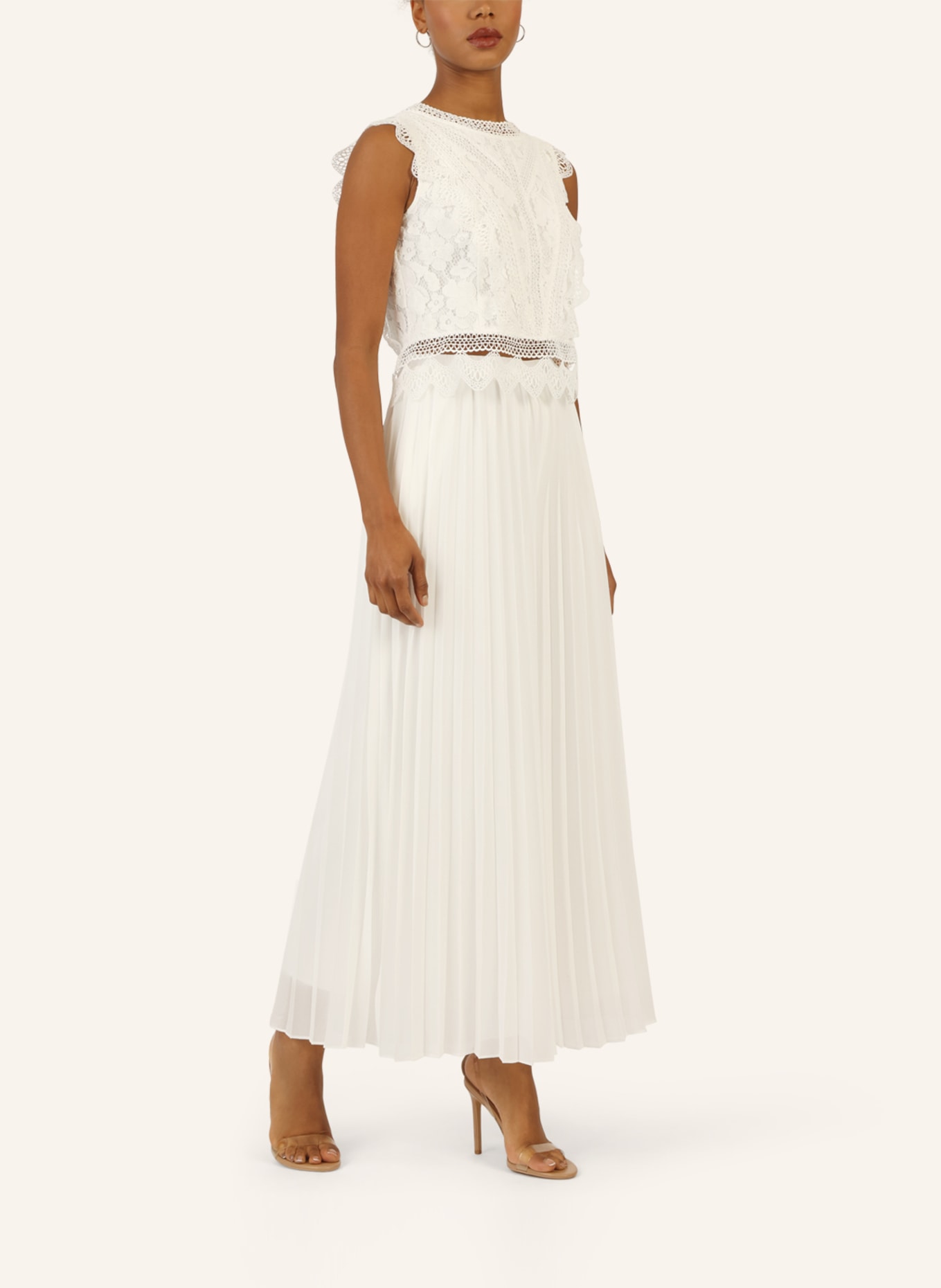 APART Plisseehose: CREME