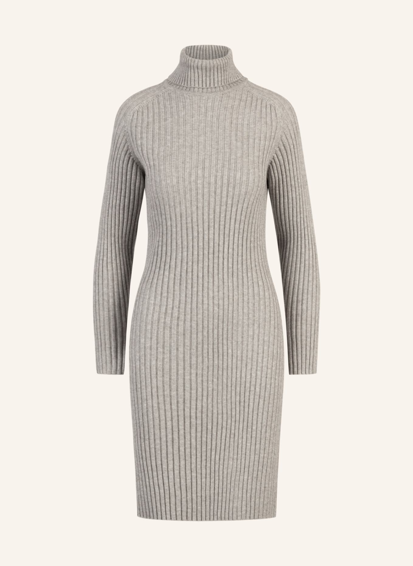 APART Rippenstrickkleid: GRAU