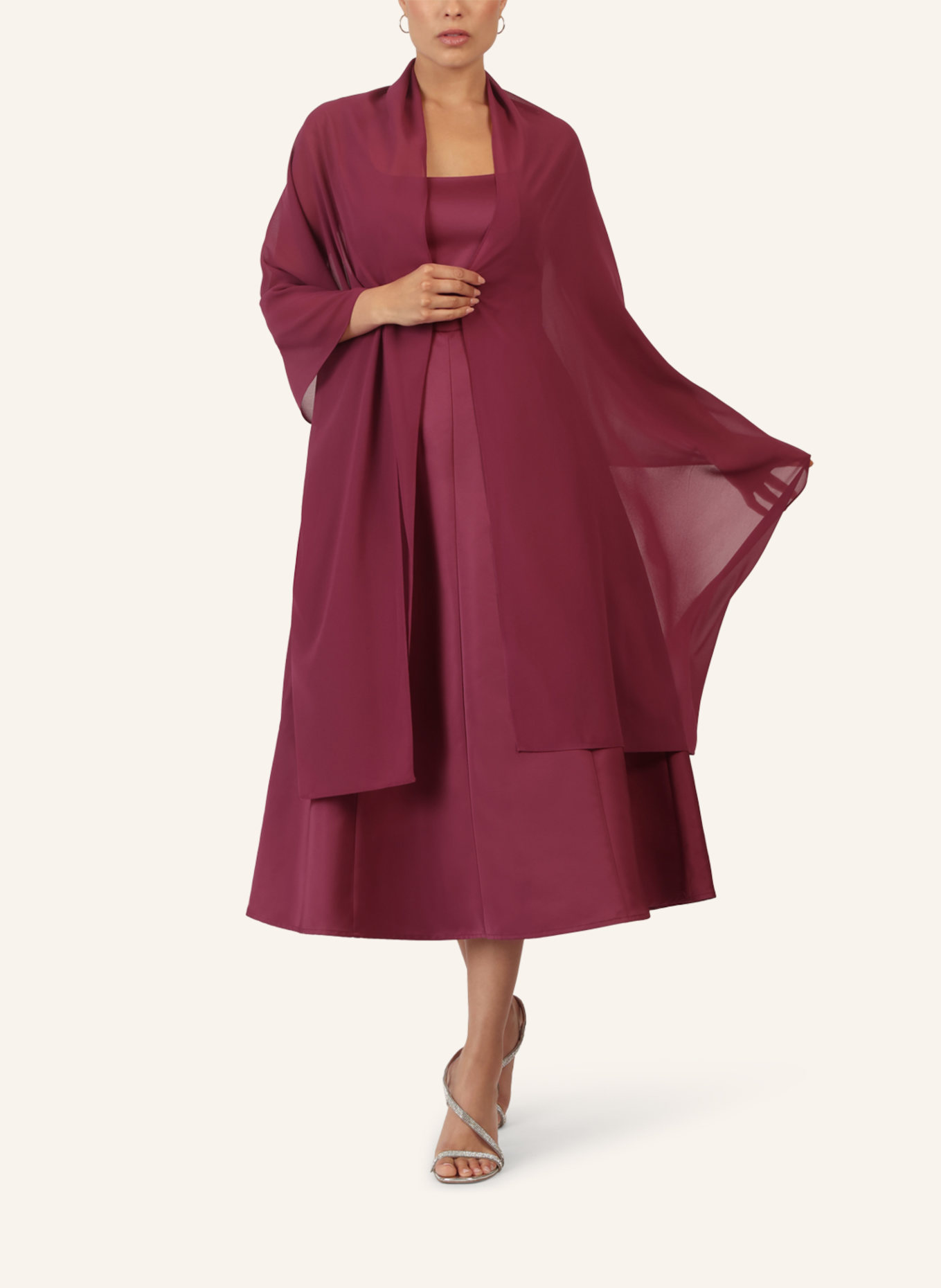 APART Chiffonschal: ROT