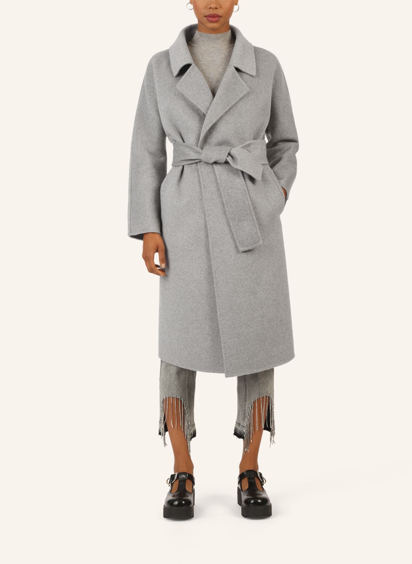 APART Wollmantel: GRAU