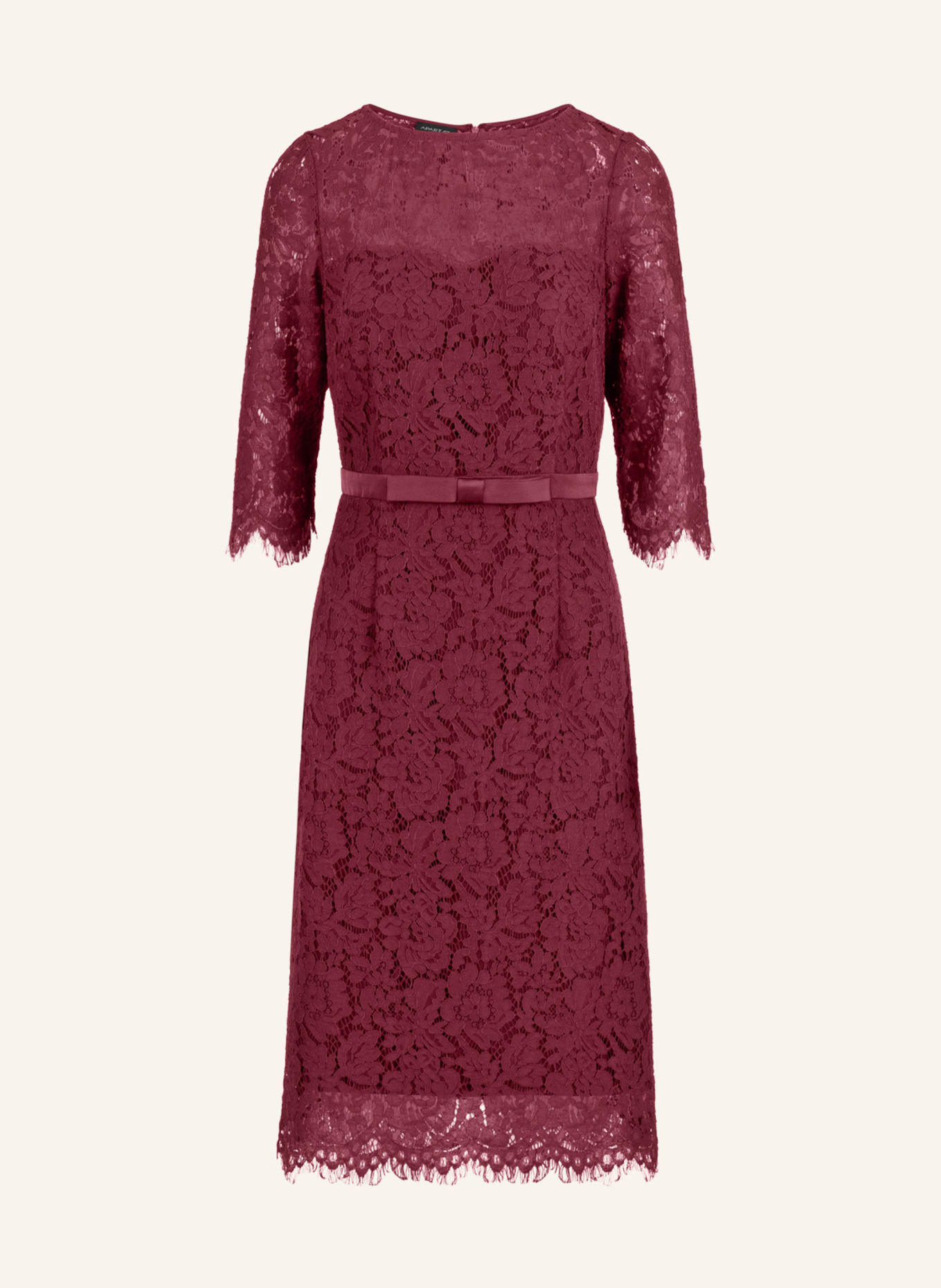 APART Spitzenkleid: ROT