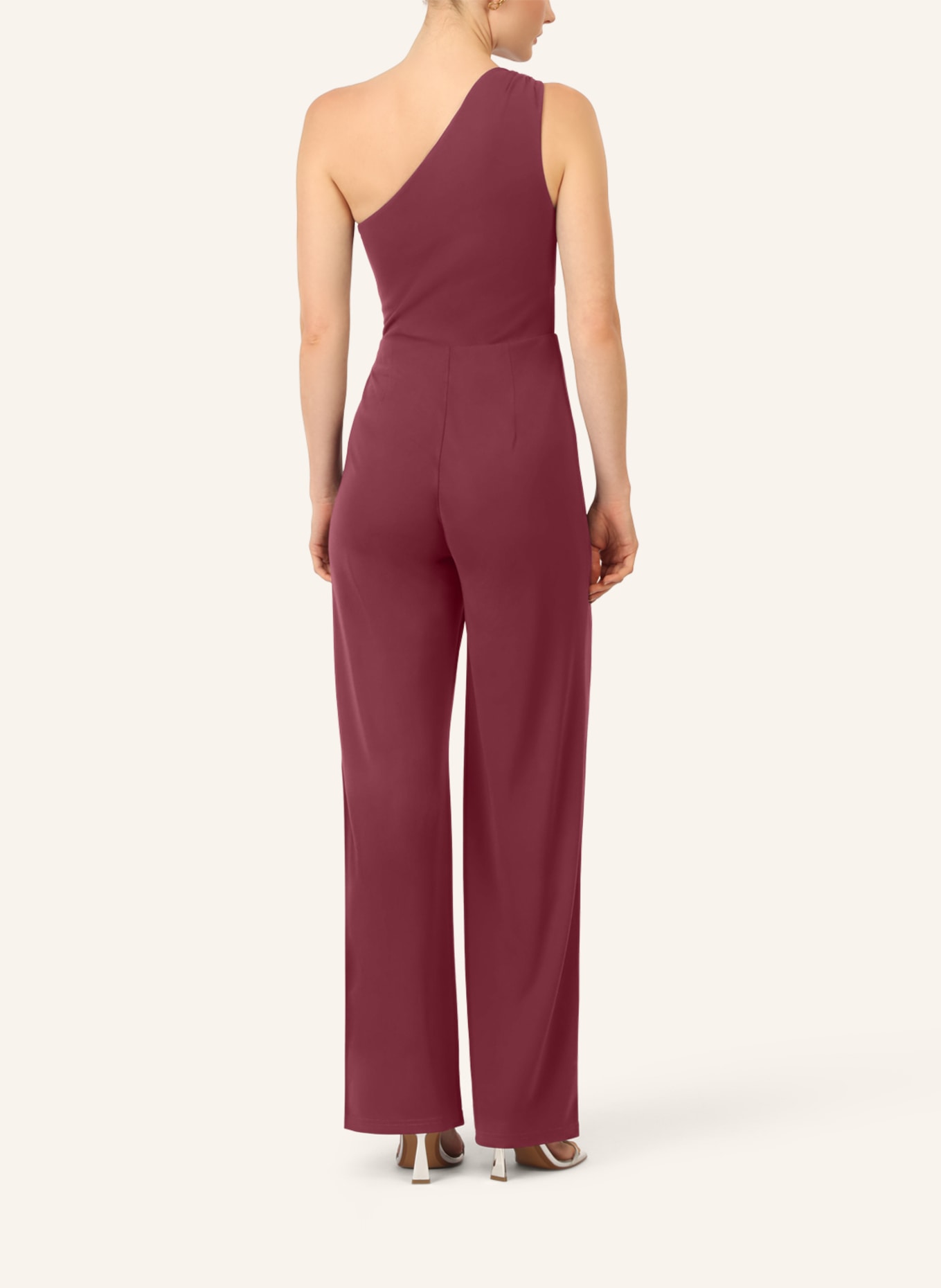 APART One-Shoulder Jerseyoverall: ROT