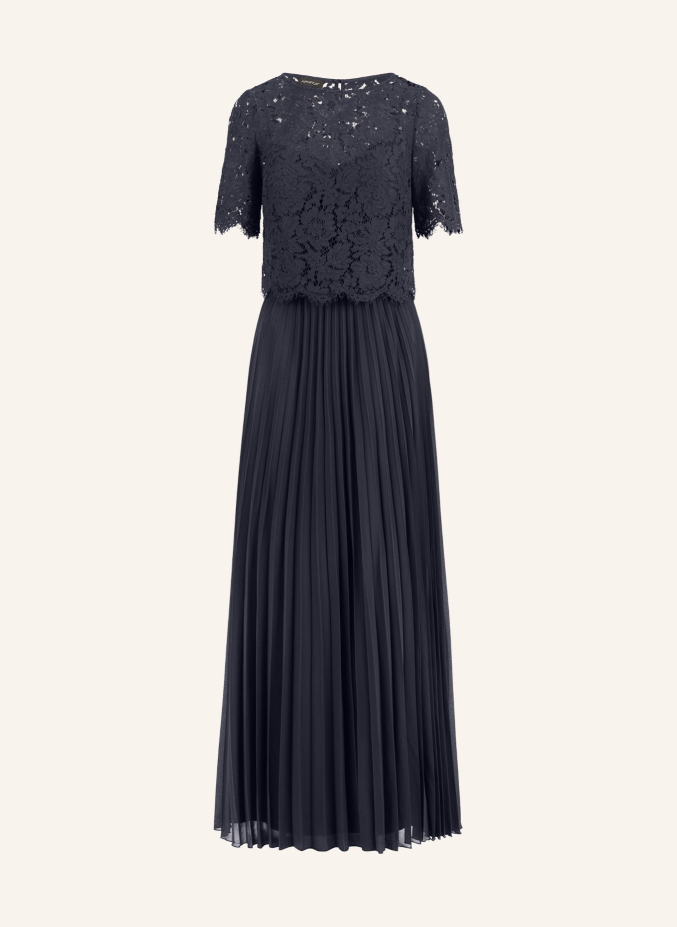 APART Abendkleid mit Spitzenjacke: DUNKELBLAU